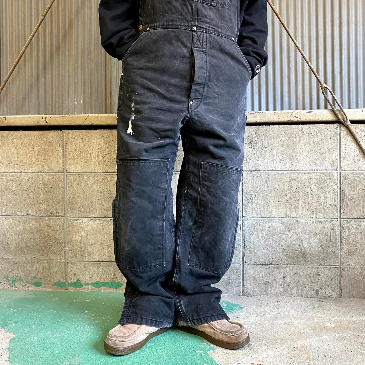 Carhartt カーハート ダック地 オーバーオール ダブルニー メンズW39