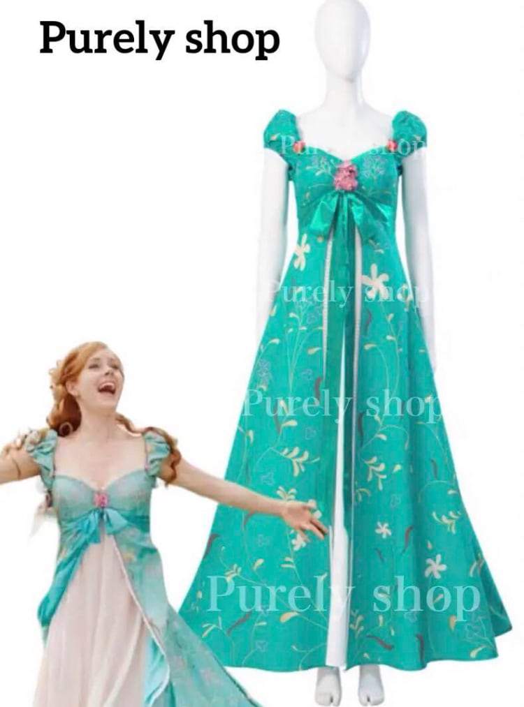 ディズニー 魔法にかけられて ジゼル カーテンワンピース Dハロ 仮装