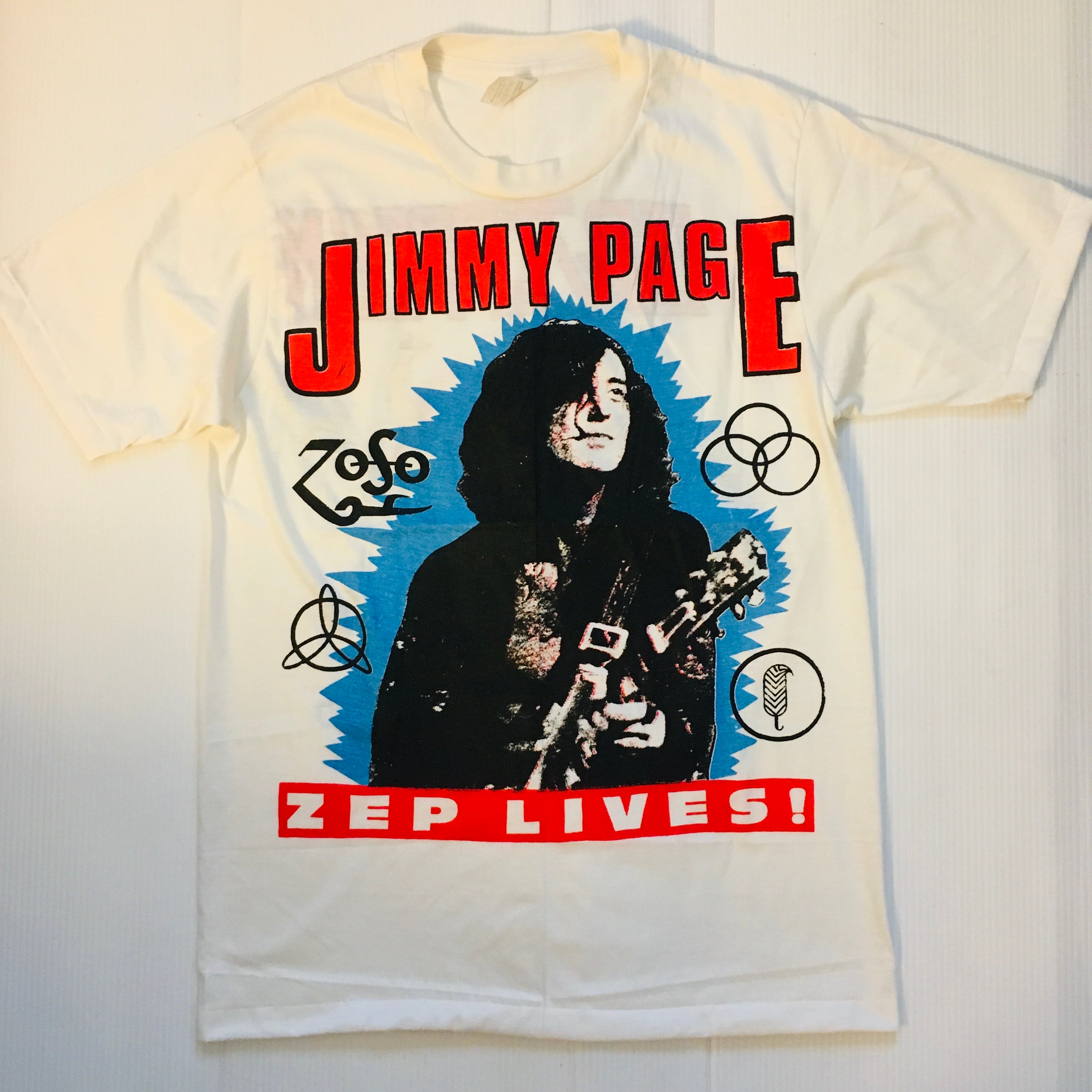 レッドツェッペリン LED ZEPPELIN ジミーペイジ L バンドTシャツ
