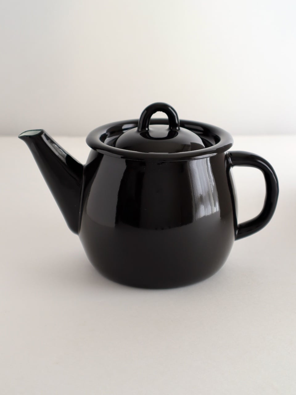 ティーポット ホーロー製 黒 / Enamel Teapot Black ZANGRA