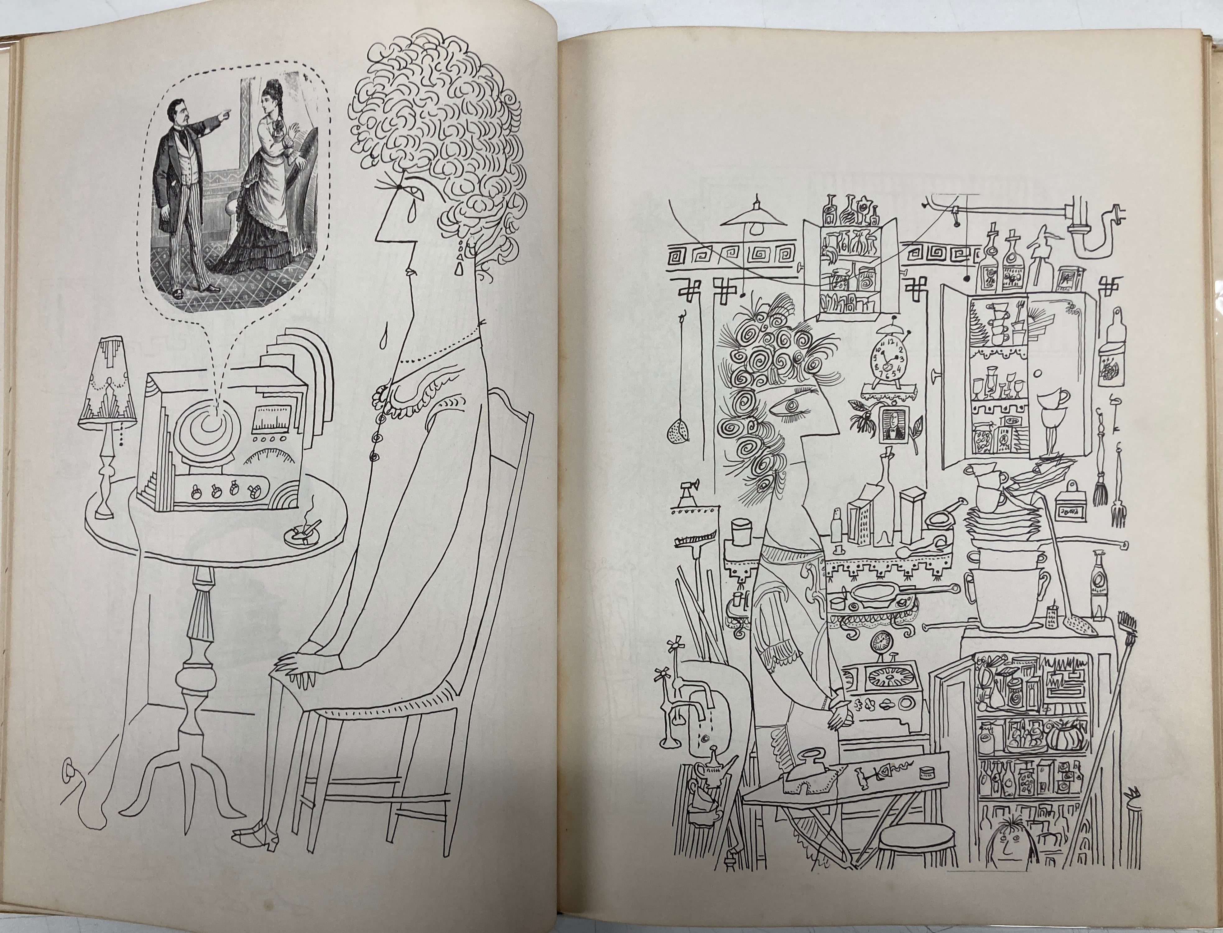 Saul Steinberg（ソール スタインバーグ）THE ART OF LIVING 1949年