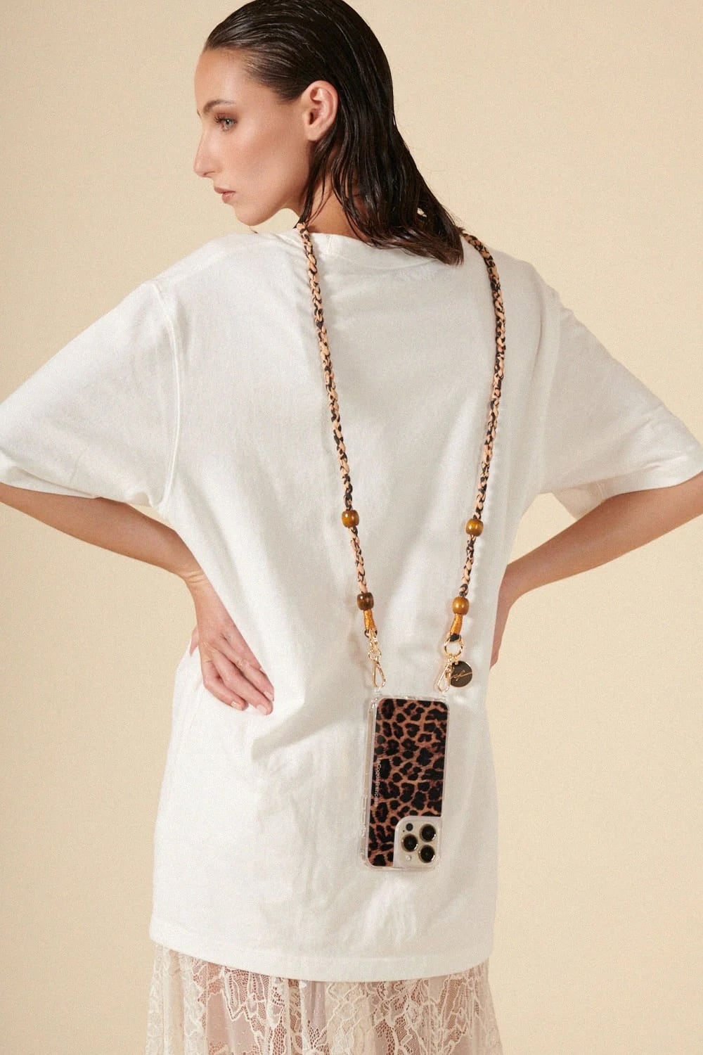 LEO LEOPARD(レオレオパード)】ラコックフランセーズ スマホストラップ