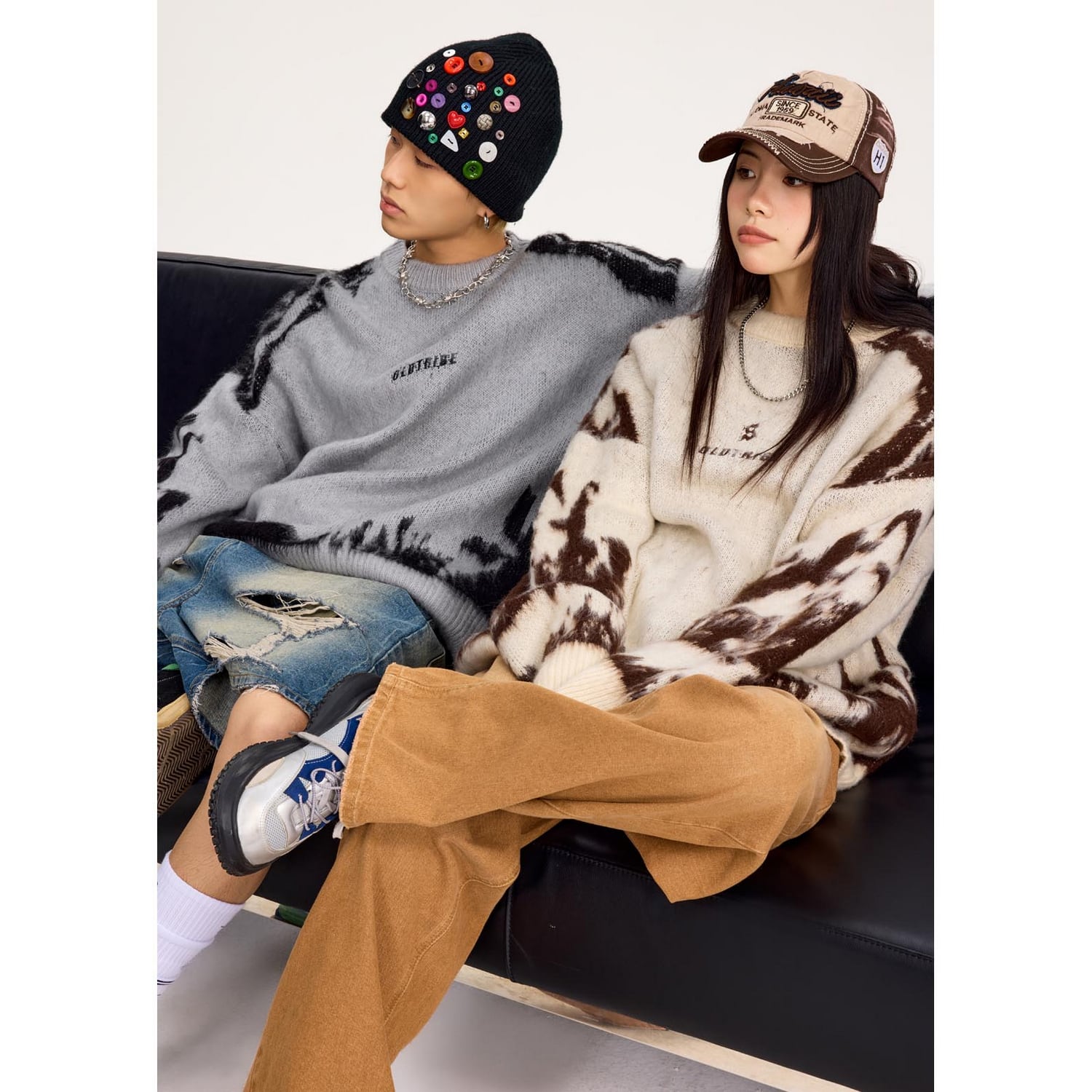 ストリート 刺繍 セーター T1223 | wshot