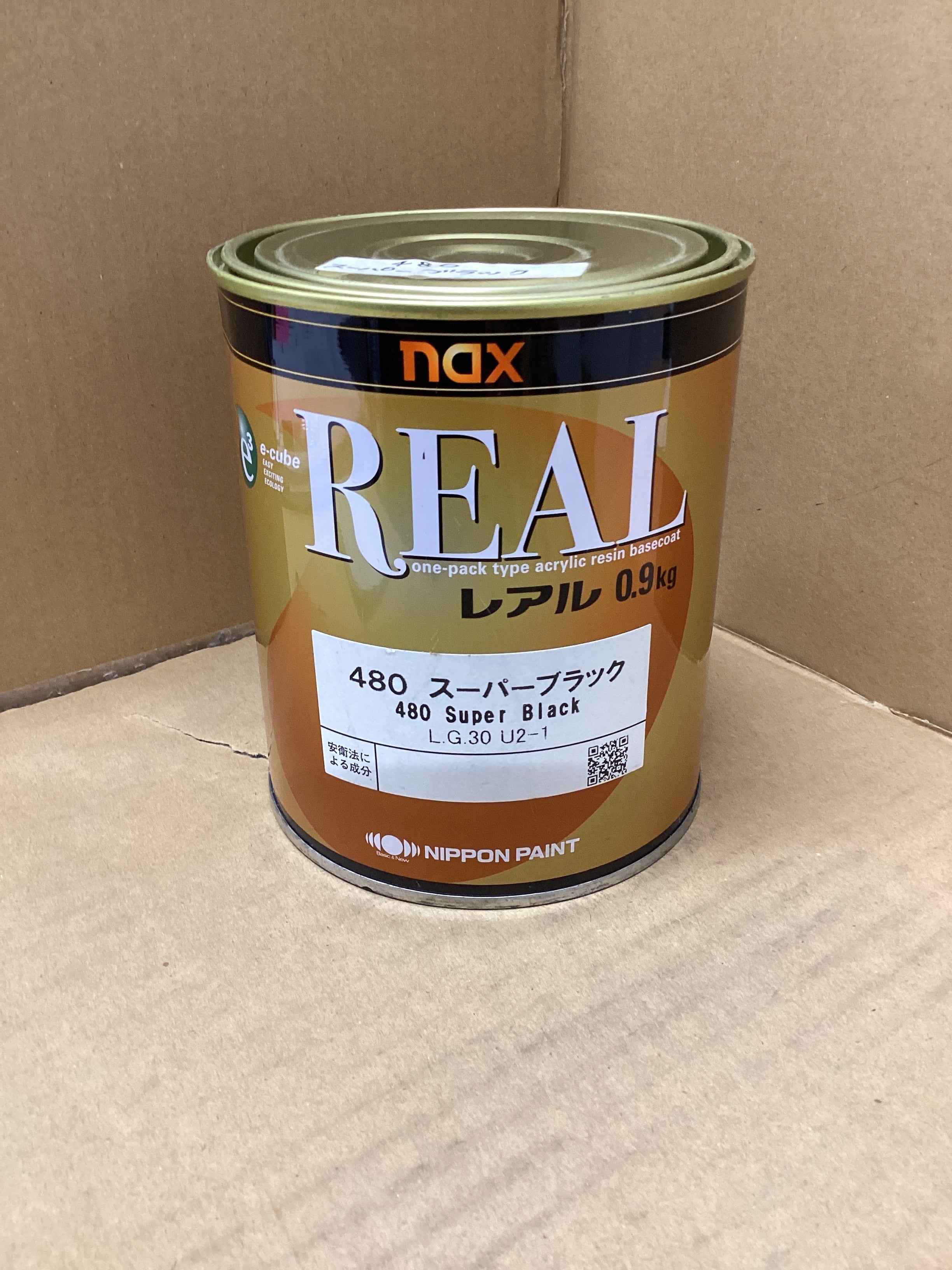 日本ペイント株式会社 nax レアル 480 スーパーブラック(0､9kg