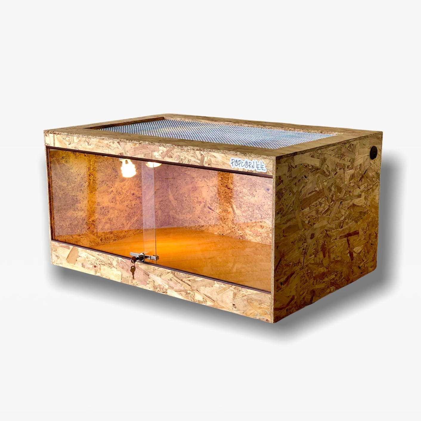 受注生産】POPCORN LELE 爬虫類木製ケージ 幅900×奥行450×高さ450mm