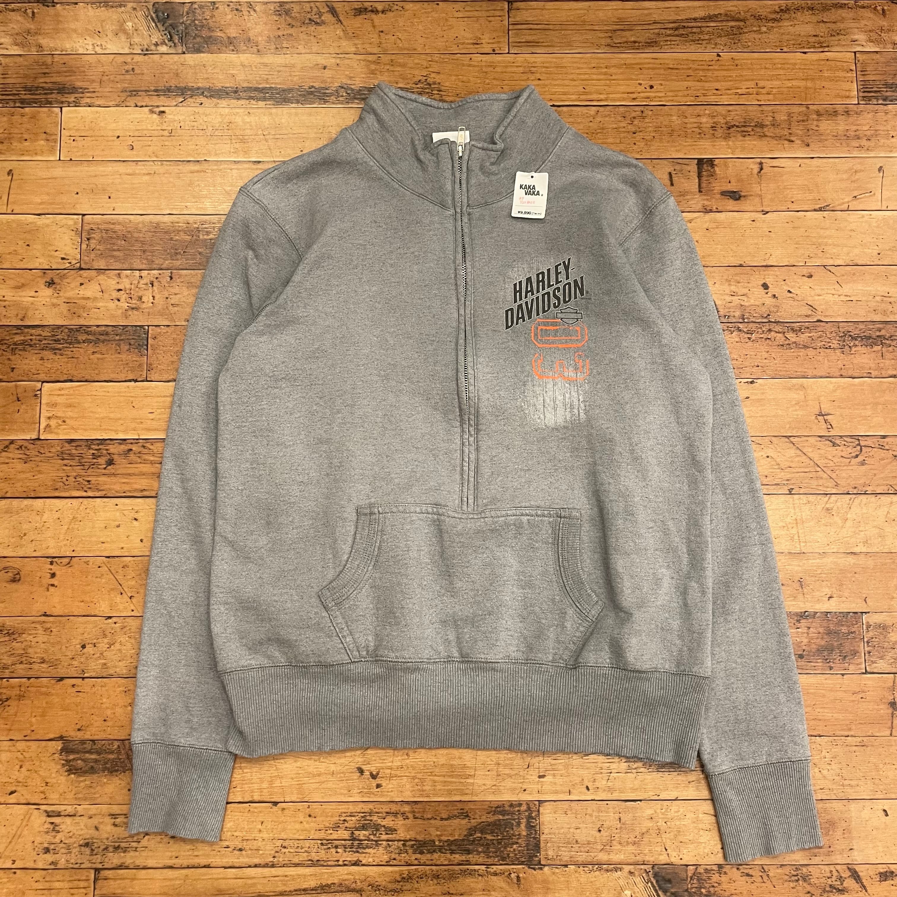 Harley-Davidson/ハーレーダビッドソン】ハーフジップ スウェット