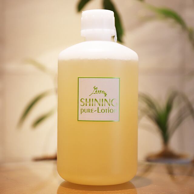 しっとり美肌 天然素材 シャイニング ピュアローション 1000ml（詰替用