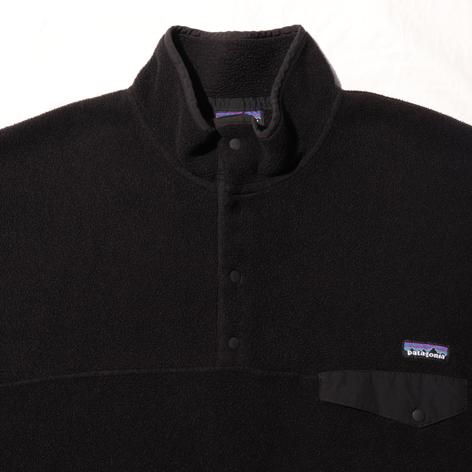 極美品 L オールブラック 11年 シンチラスナップT Patagonia