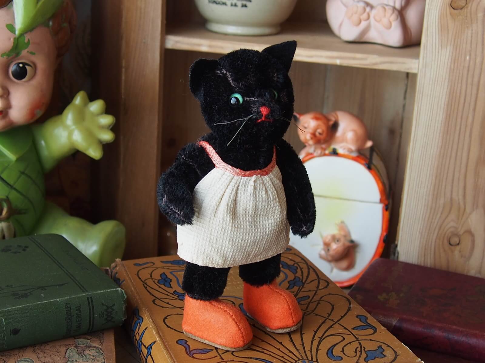 ドイツアンティーク 黒ネコ(KERSA) | Bonny Bee