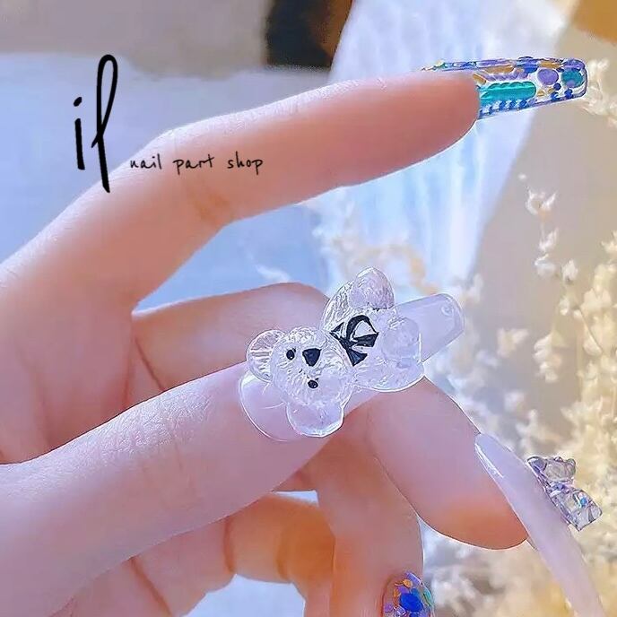 商品説明必読!!大きめくまさん ネイルパーツ 5個 商品説明必読!!大きめ