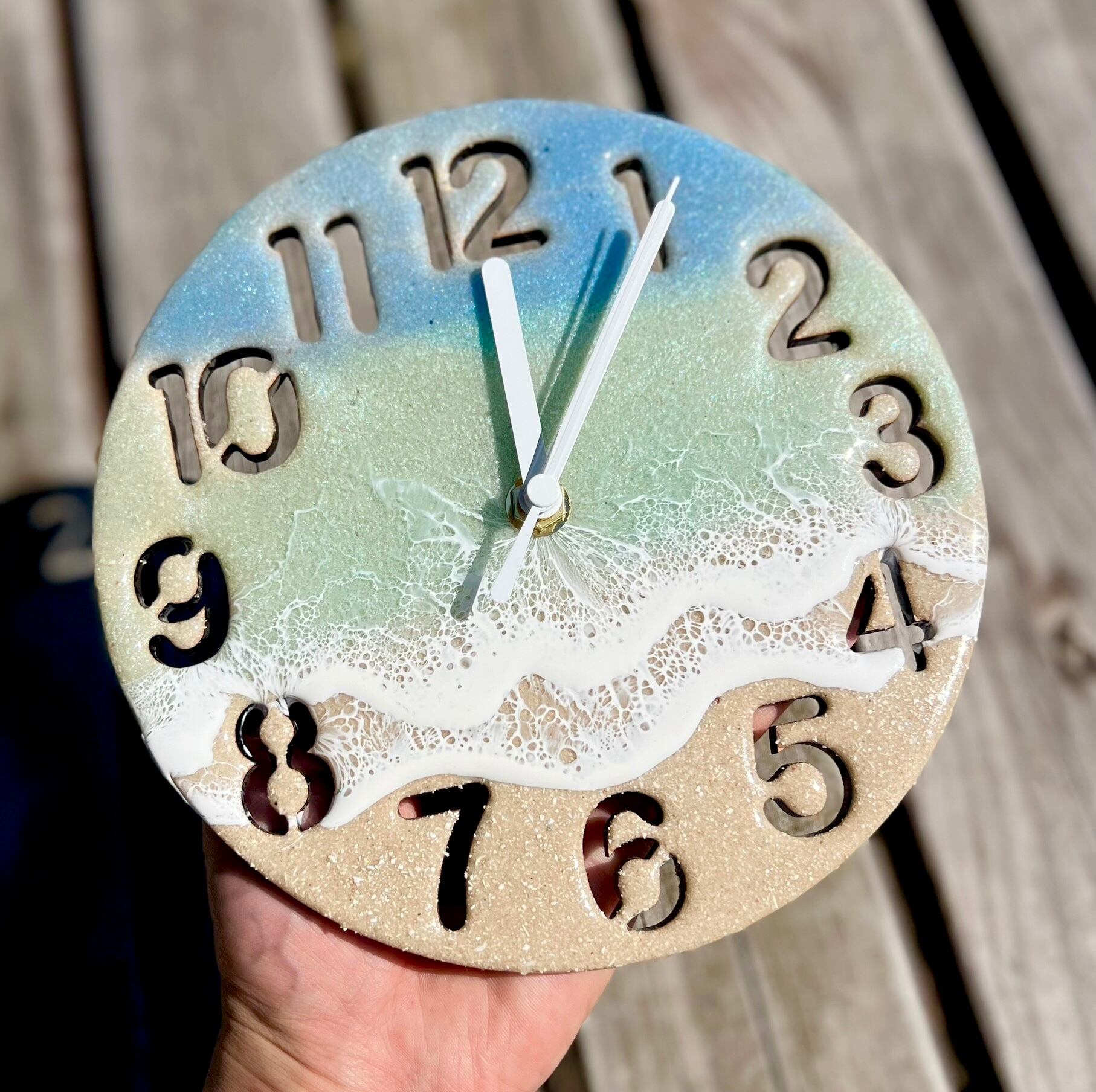 海レジンアート時計43 時間を海と〜海を感じるインテリア〜 | TSUYOSHI