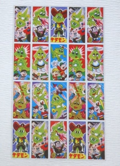 角めんこ メンコ 面子 ちびっこ怪獣ヤダモン 昭和40年代 20枚分1
