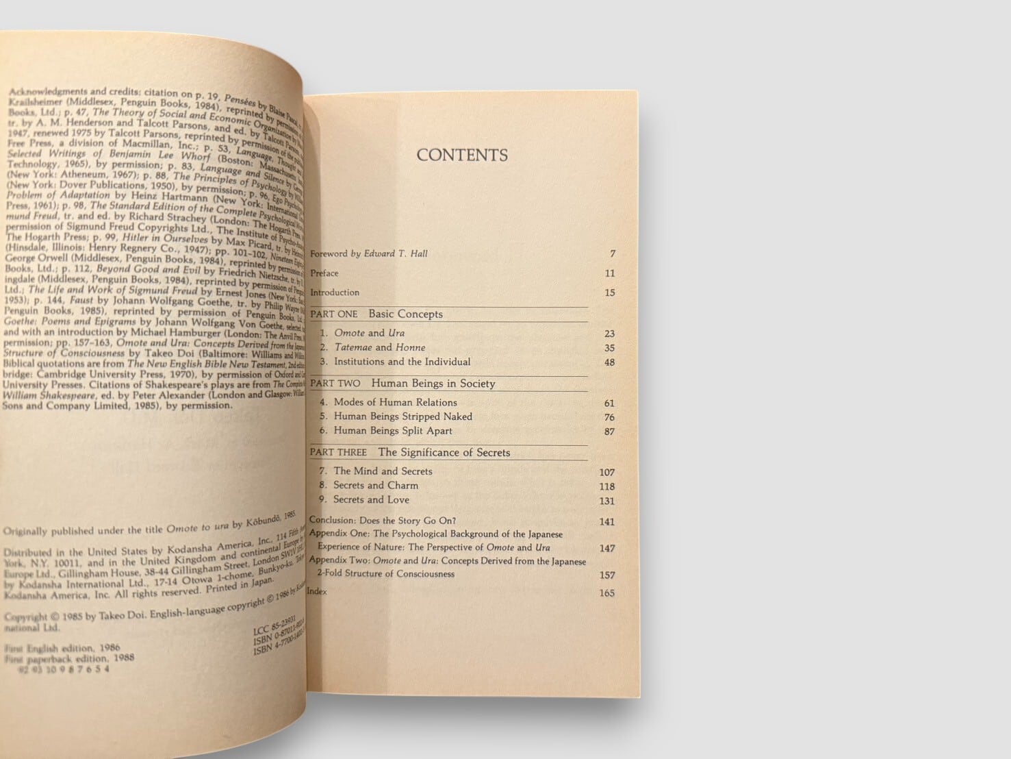 SJ714】【FIRST PAPERBACK EDITION】The Anatomy of Self: The