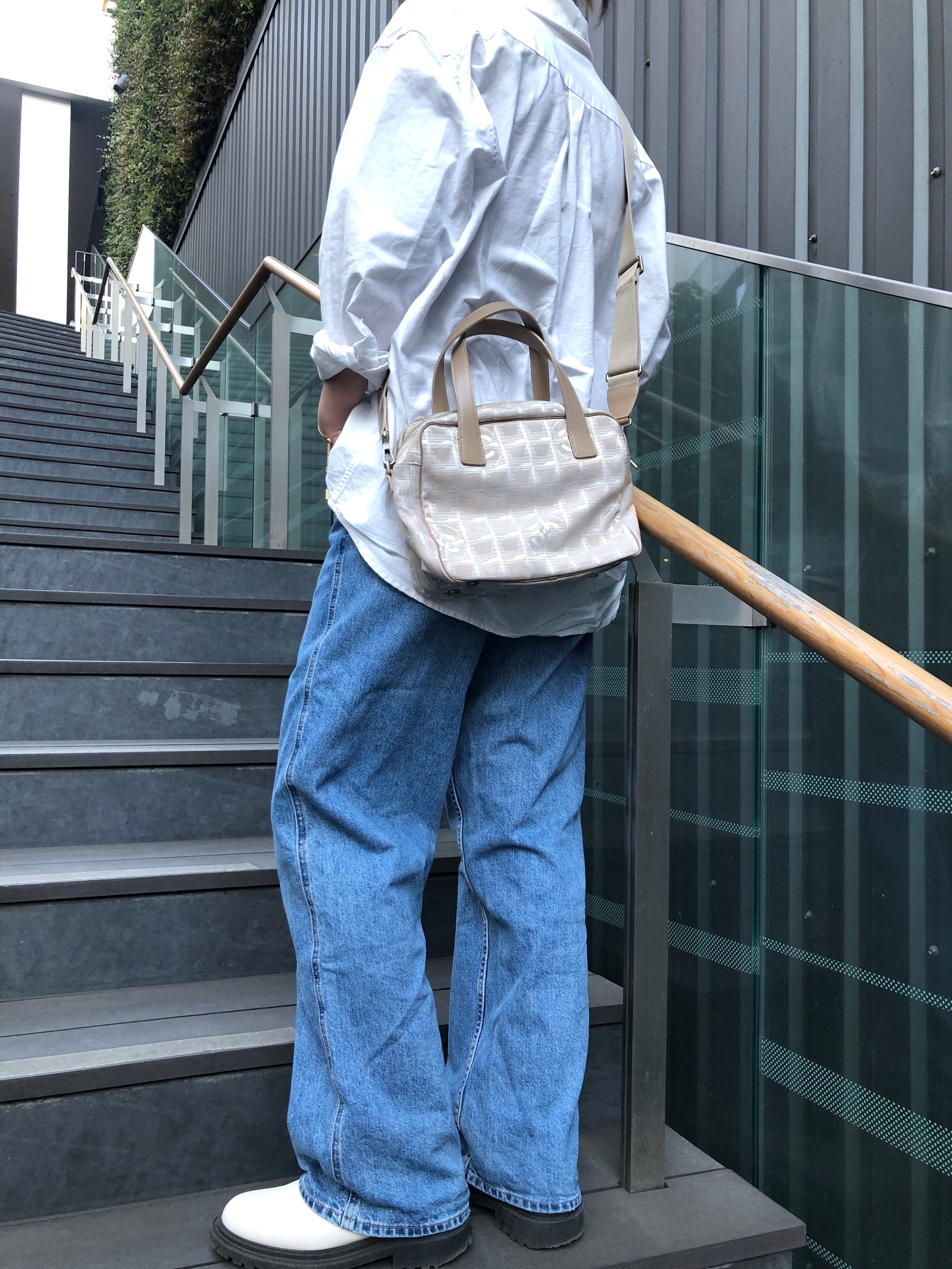 CHANEL シャネル ニュートラベルライン 2way ショルダーバッグ