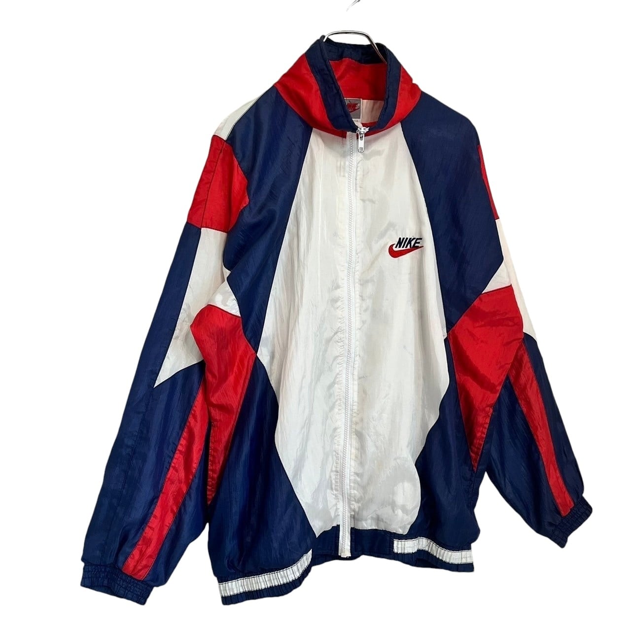 NIKE ナイキ ナイロンジャケット 刺繍ロゴ バックロゴ USA製 90s