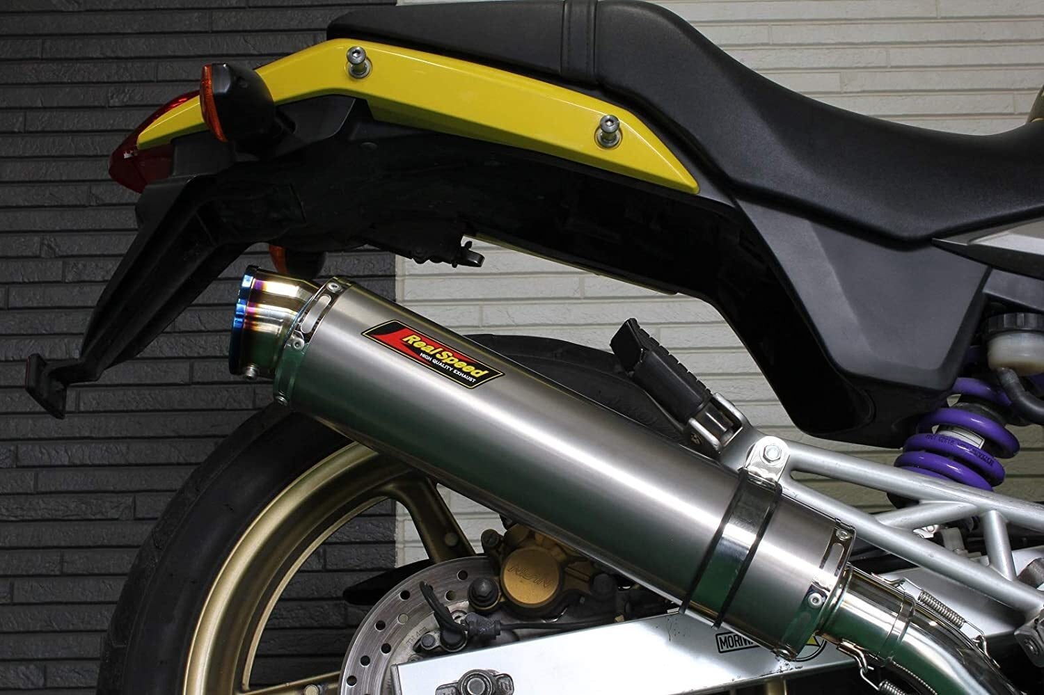 VTR250 / F MC33 FI車専用 METEO メテオ チタン ソリッド リアル