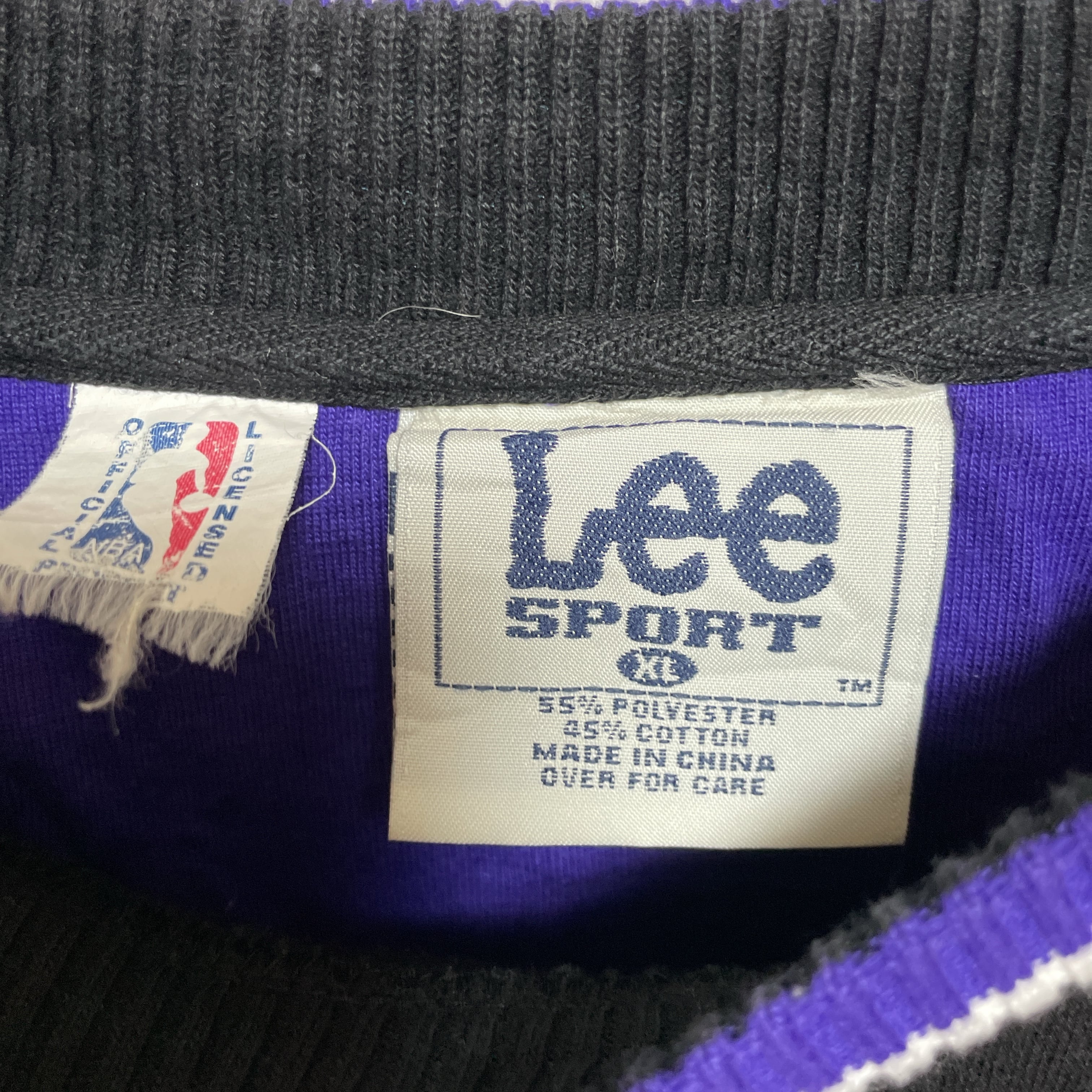 Lee×NBA】90s スウェットトレーナー デカロゴ刺繍 ロサンゼルス