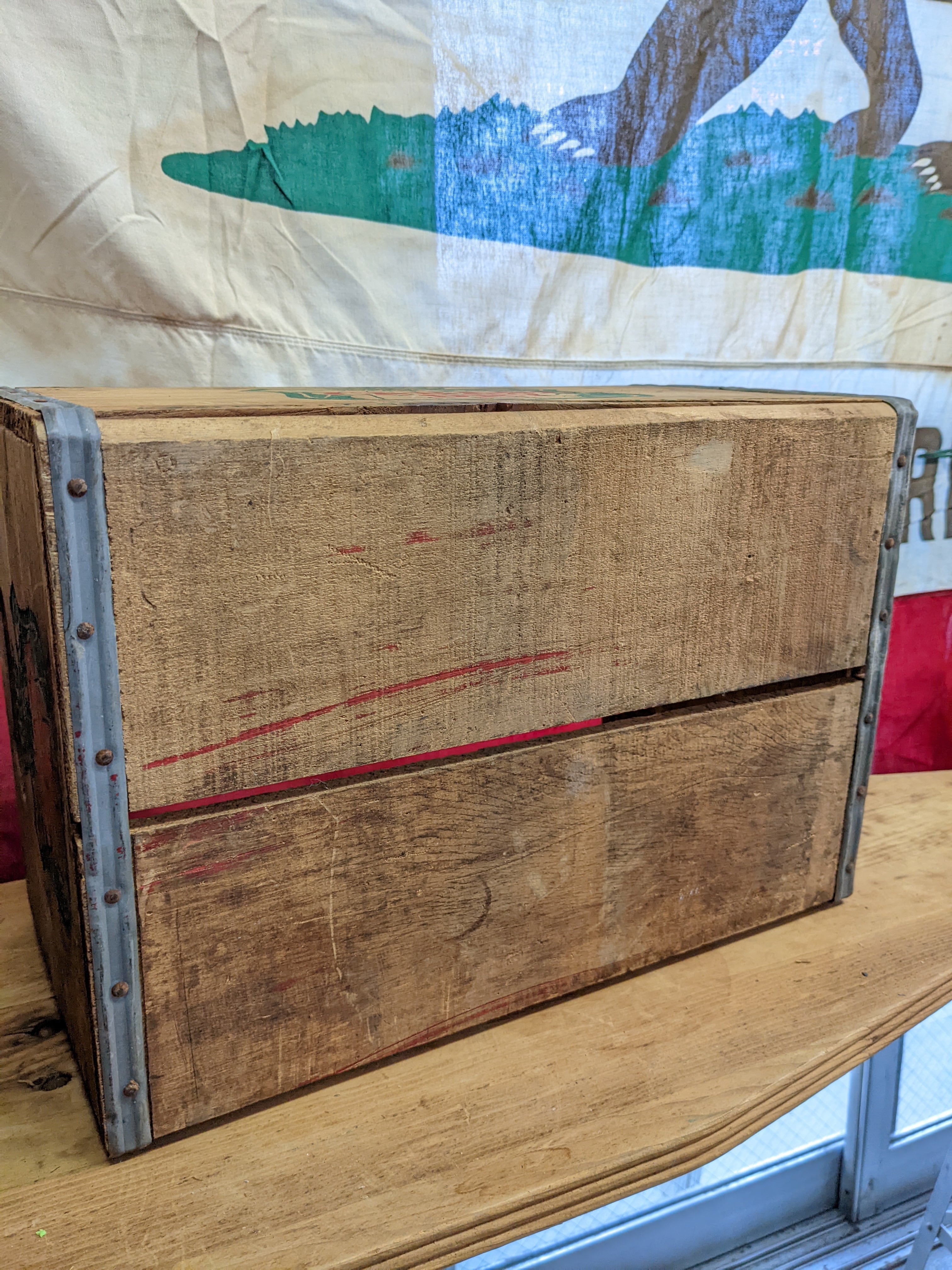 Vintage CANADA DRY Crate Wood Box ビンテージ ウッドボックス カナダ