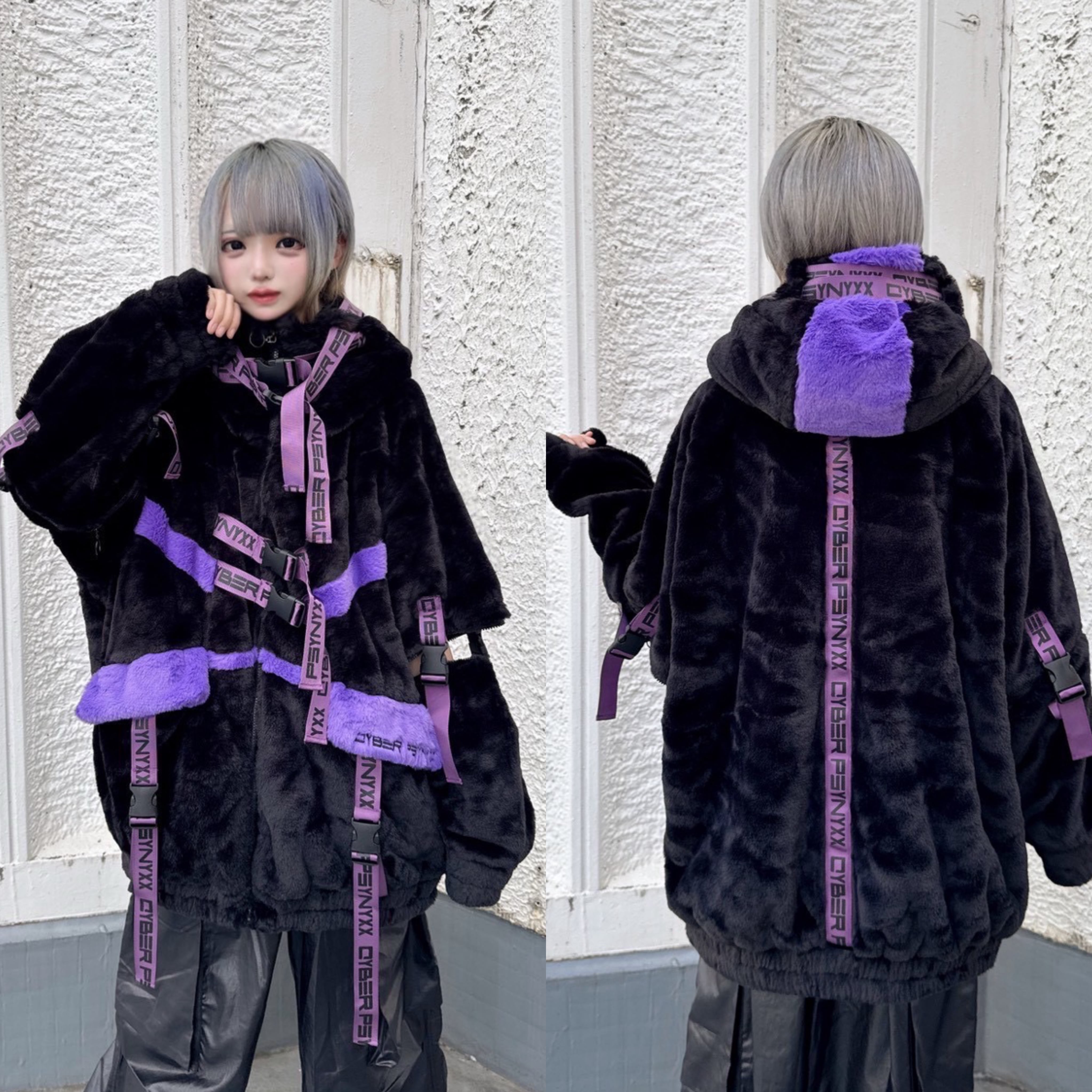 冬の大感謝祭50%OFF PSYNYXXサイバーファーブルゾン グランジ cyber