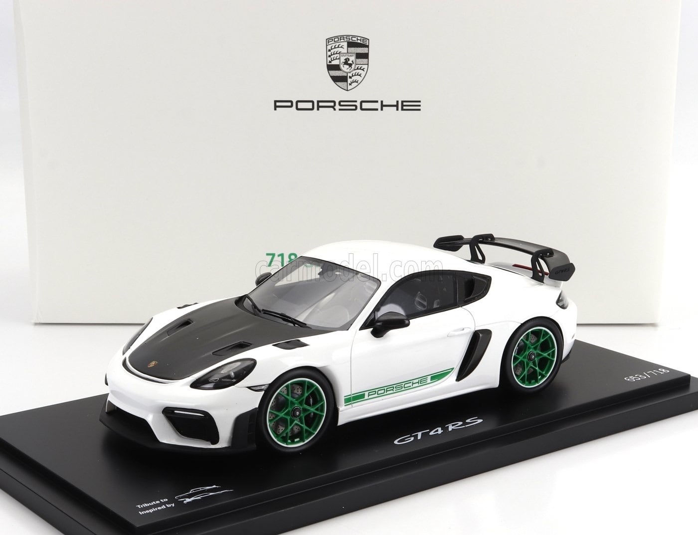 ミニカー 1/18 ポルシェ 718 ケイマン GT4 RS SPARK-MODEL 1/18