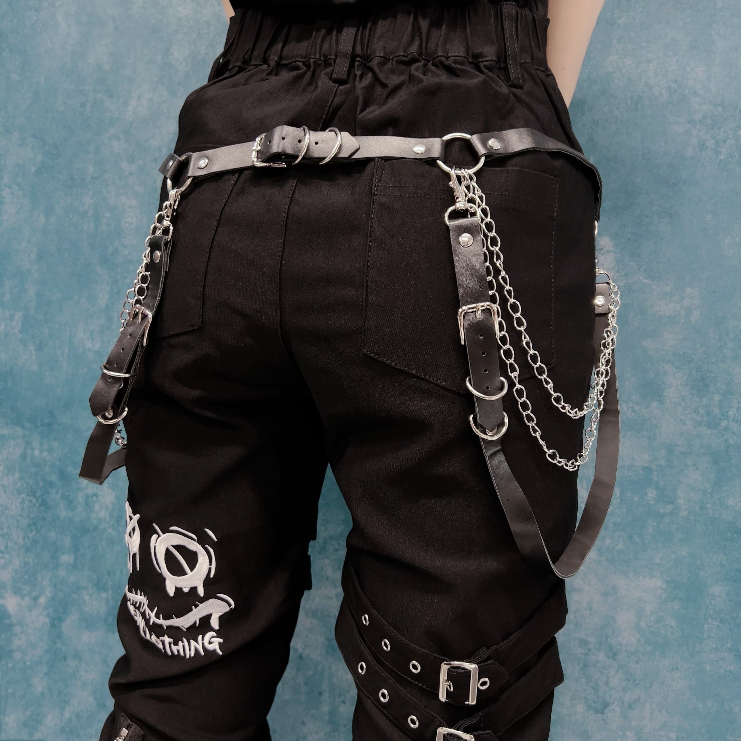 前後2WAY PUレザーハーネスベルト【CROSS】 | NIER CLOTHING