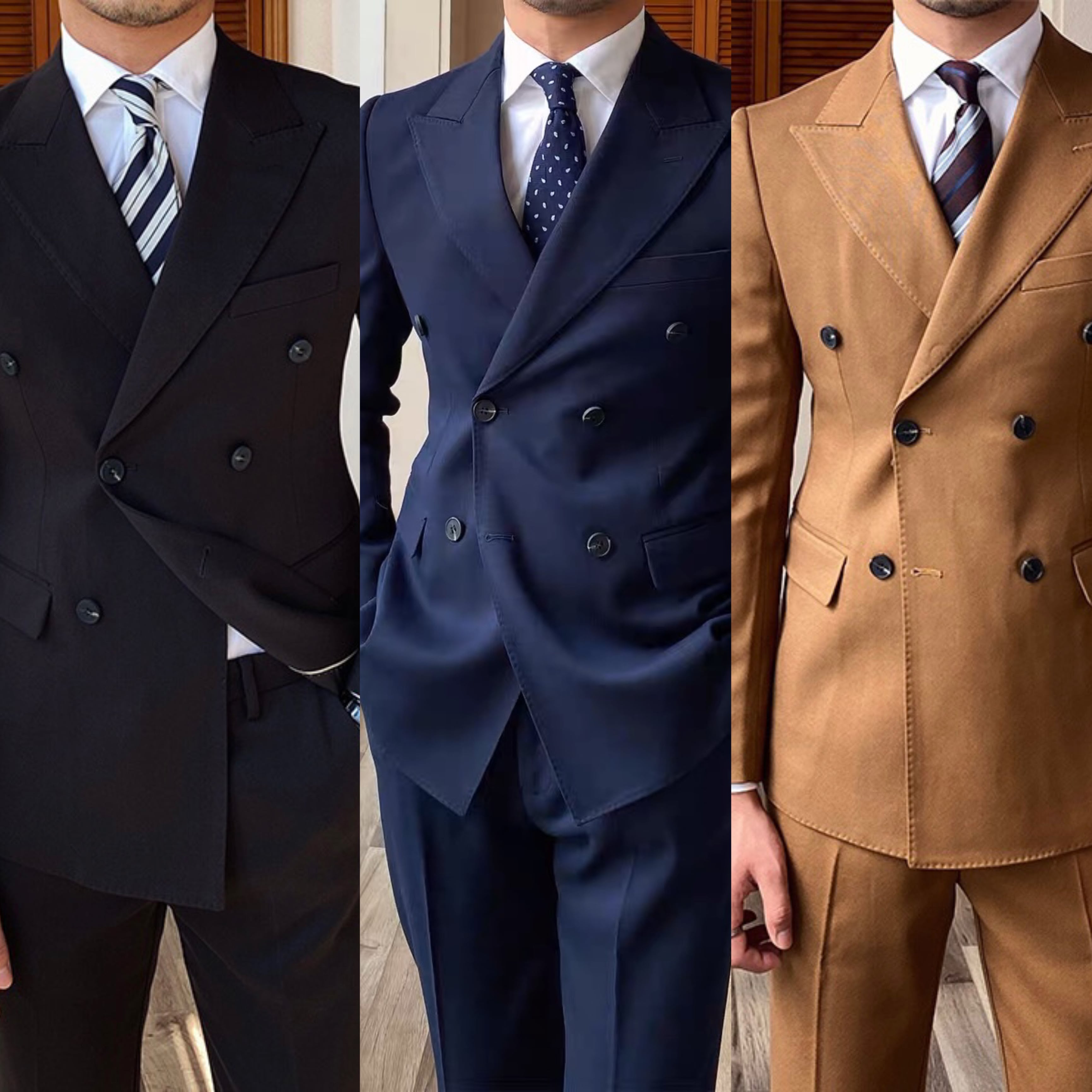 ダブルブレストスーツ【3色展開】 | SelFa