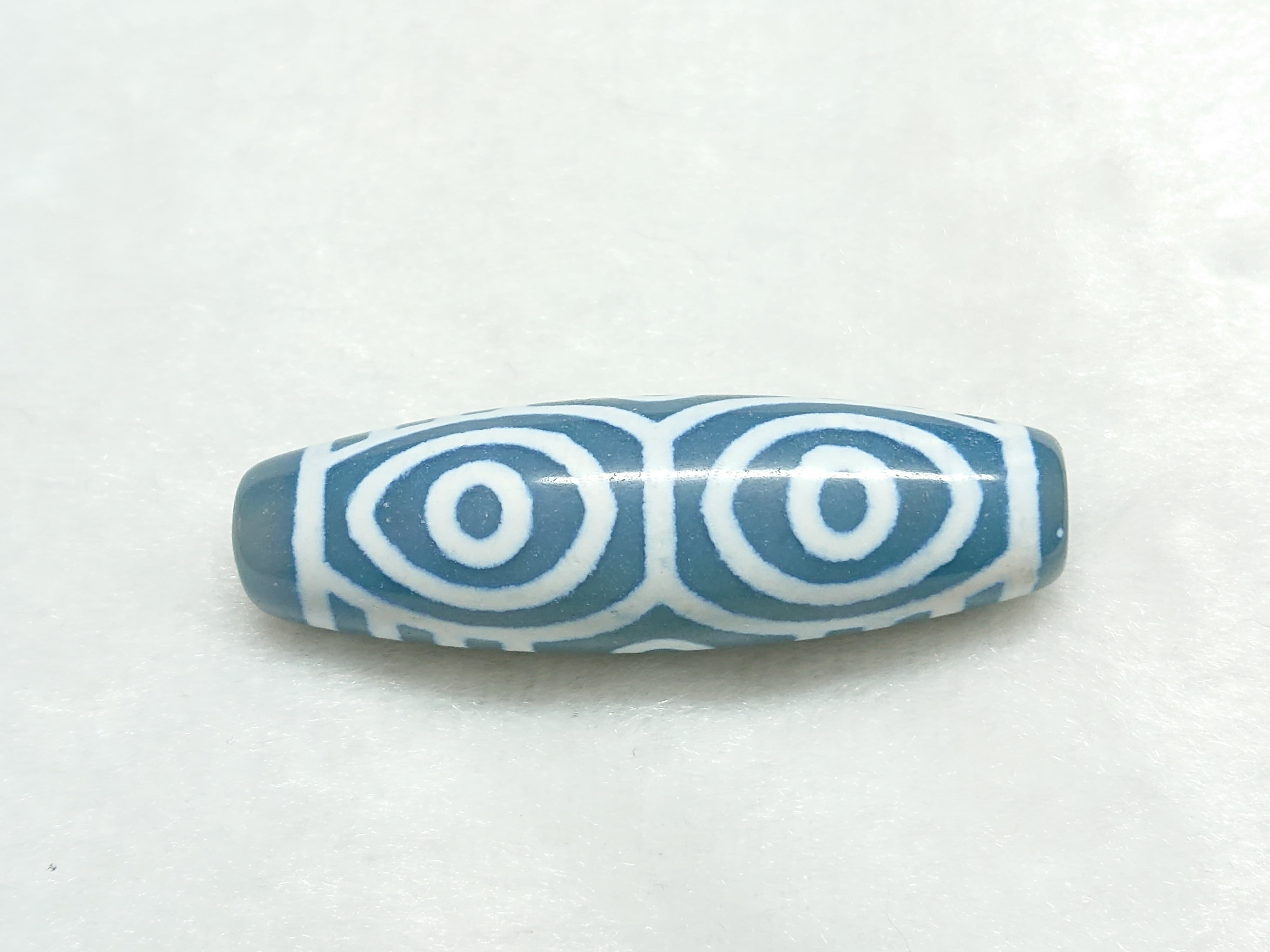 希少な青❗青・龍眼天珠(チベット老玉髄天珠) | Pay ID