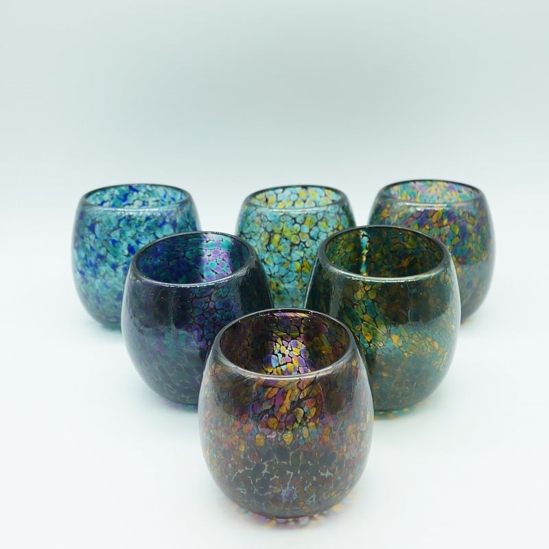 た60○豪華❗️高63cmツイスト 琉球ガラス花瓶 た60○豪華❗️高63cm