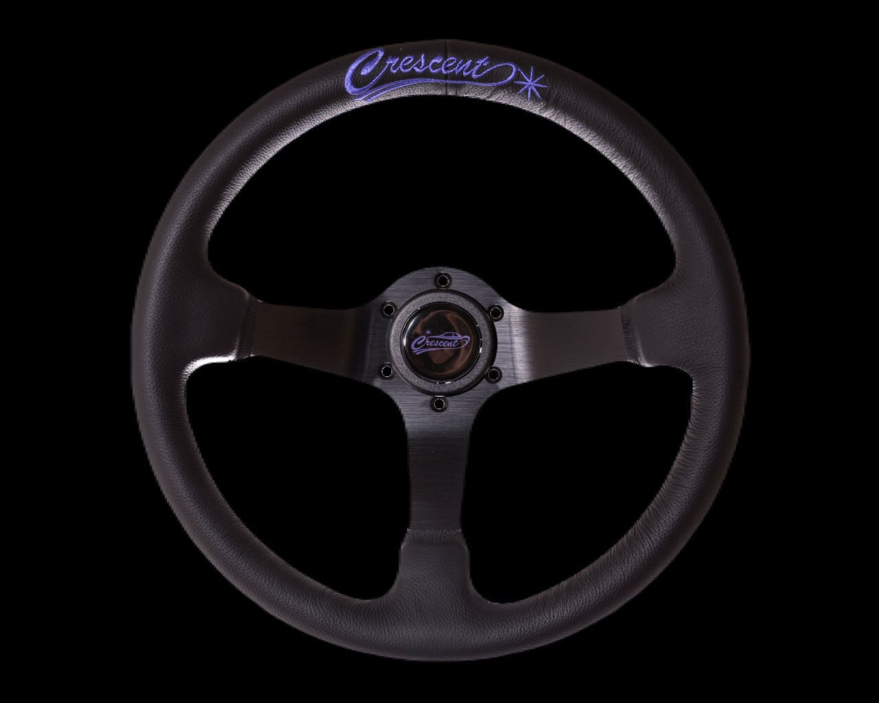 リアルレザーオリジナルステアリング 33パイ パープル | Density