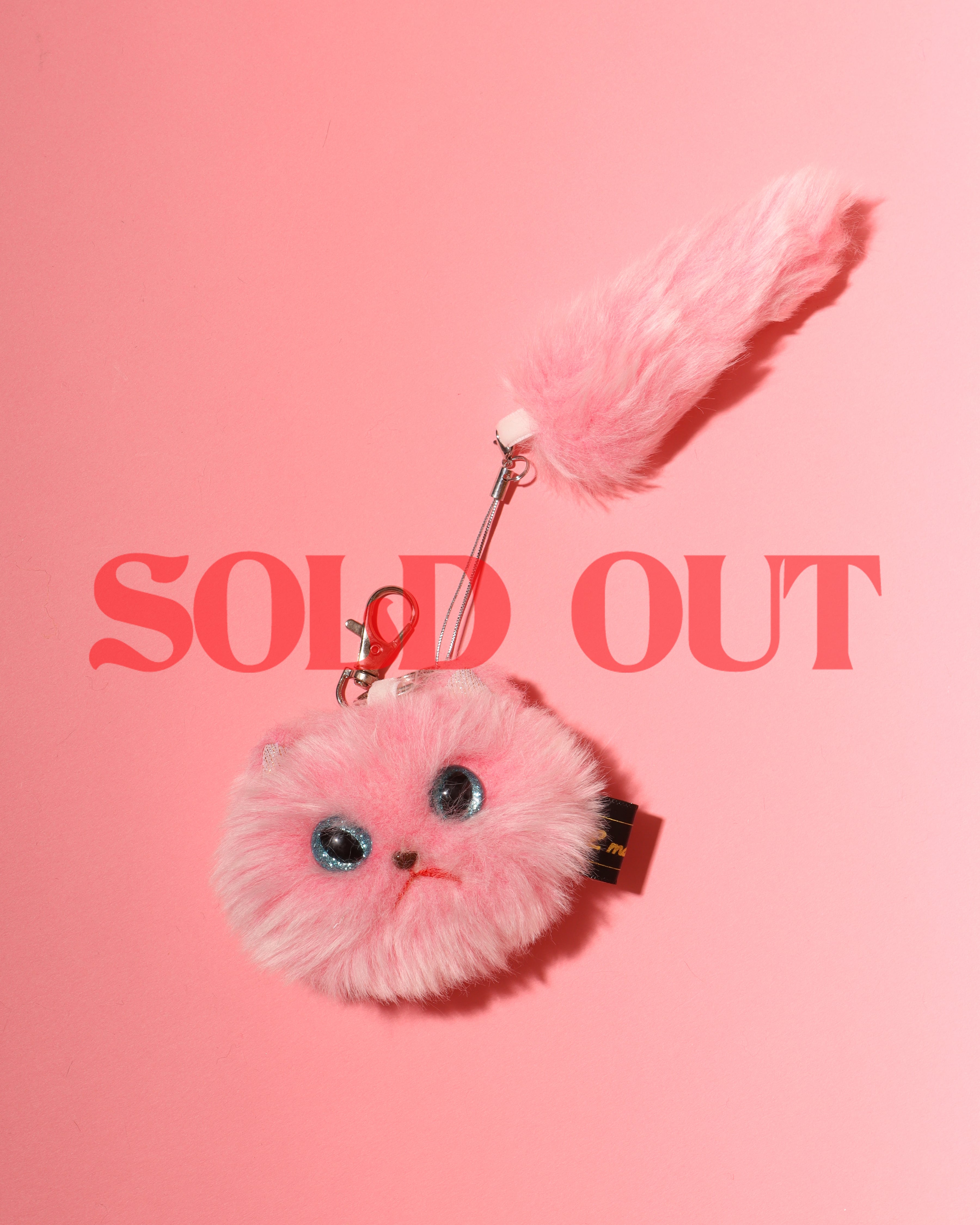 フェイスキーホルダー) pink mix | THE made in mix