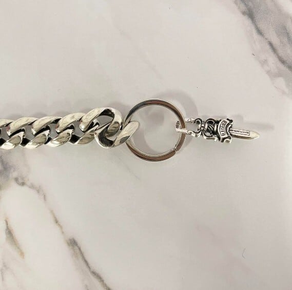 CHROME HEARTS クロムハーツ キーリング ロング クラシックチェーン