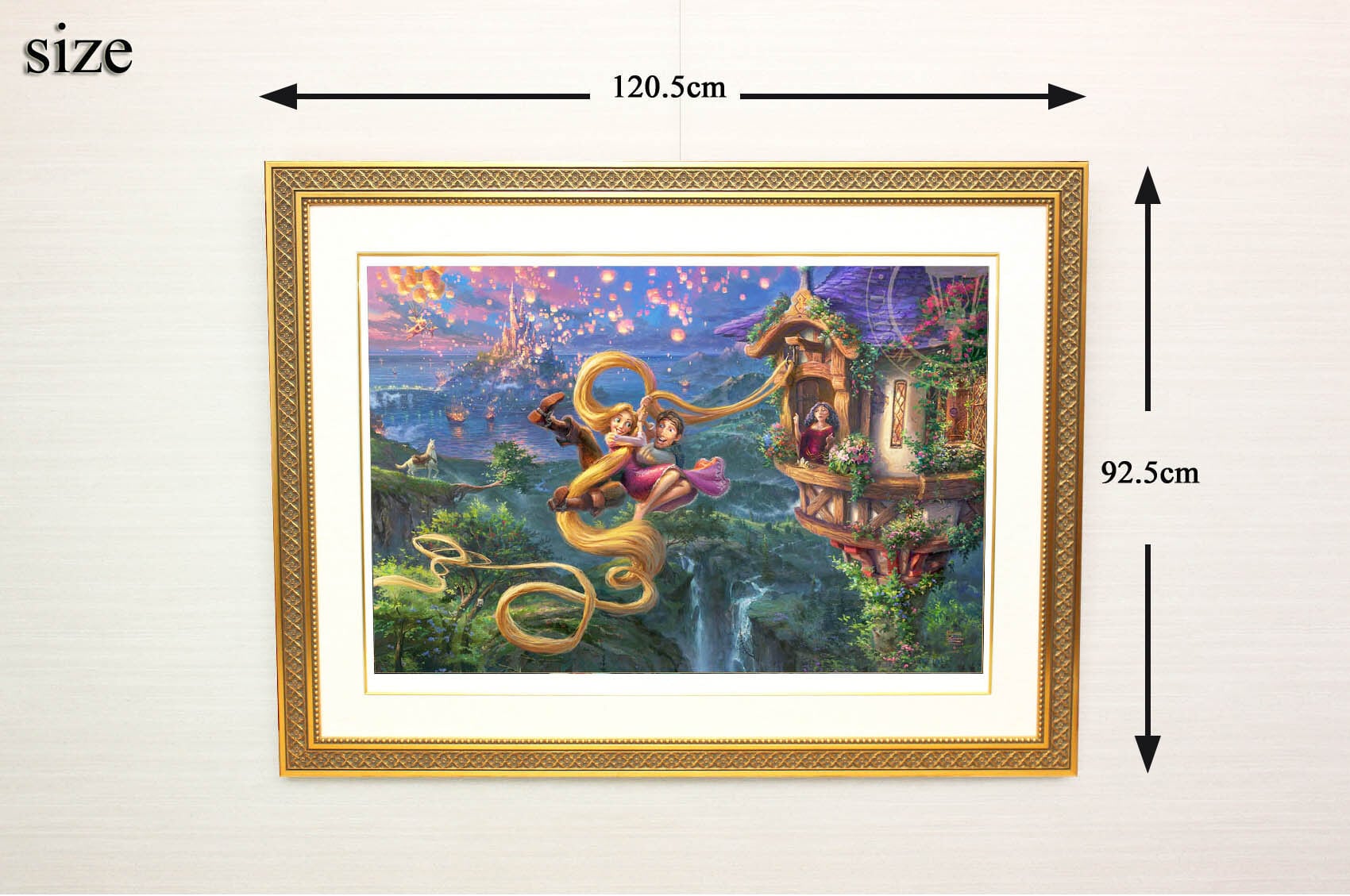 ディズニー絵画 トーマス キンケード 塔の上のラプンツェル/アップ