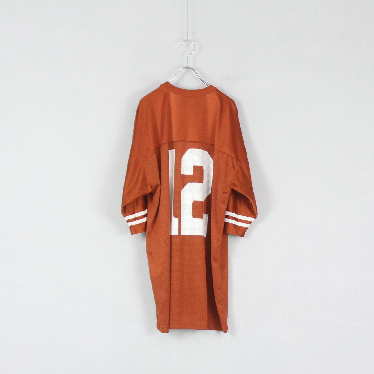 NIKE S/S ダークオレンジ TEXAS ナンバリングゲームシャツ【FF-5756】 | cv