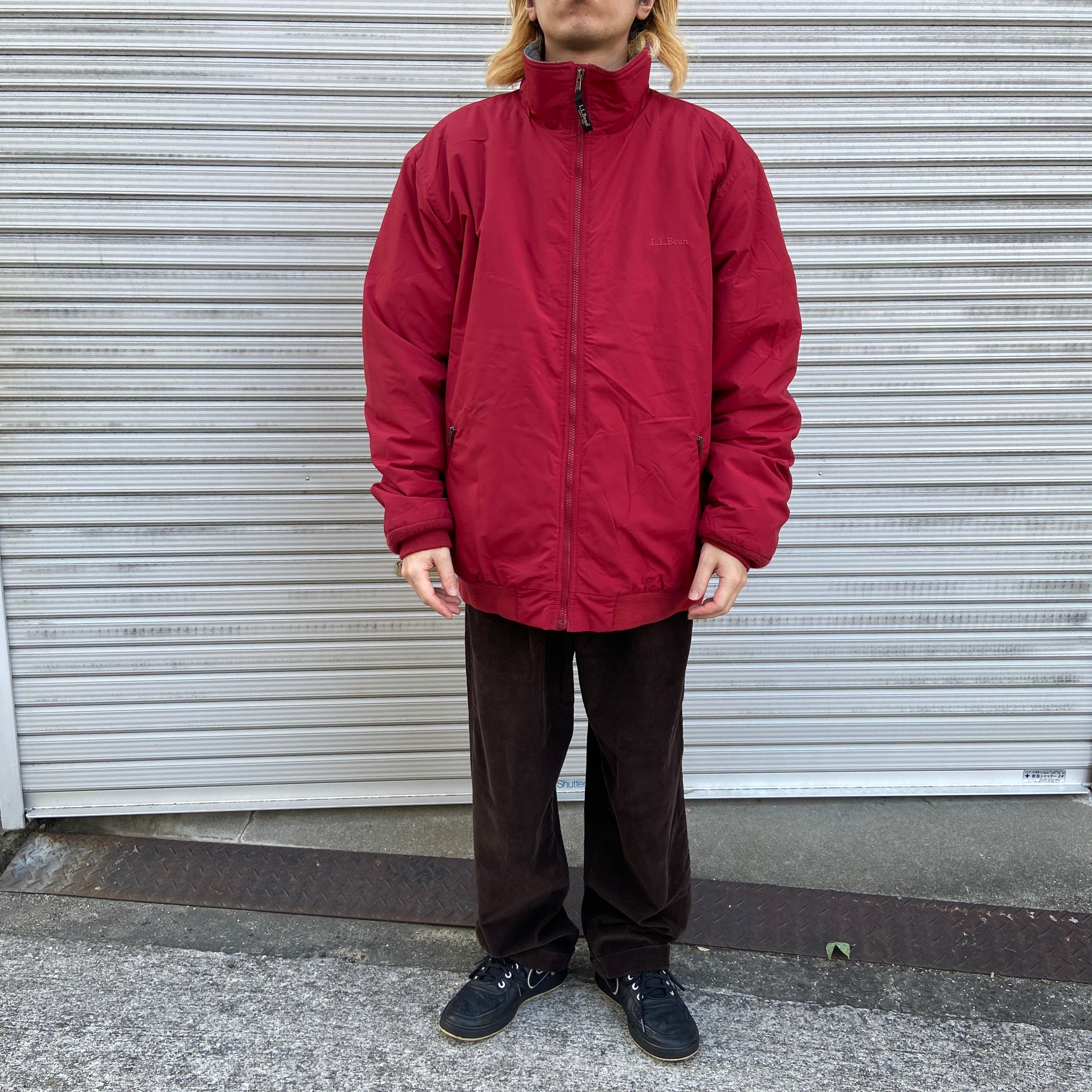 送料無料』90s L.L.Bean エルエルビーン ウォームアップジャケット