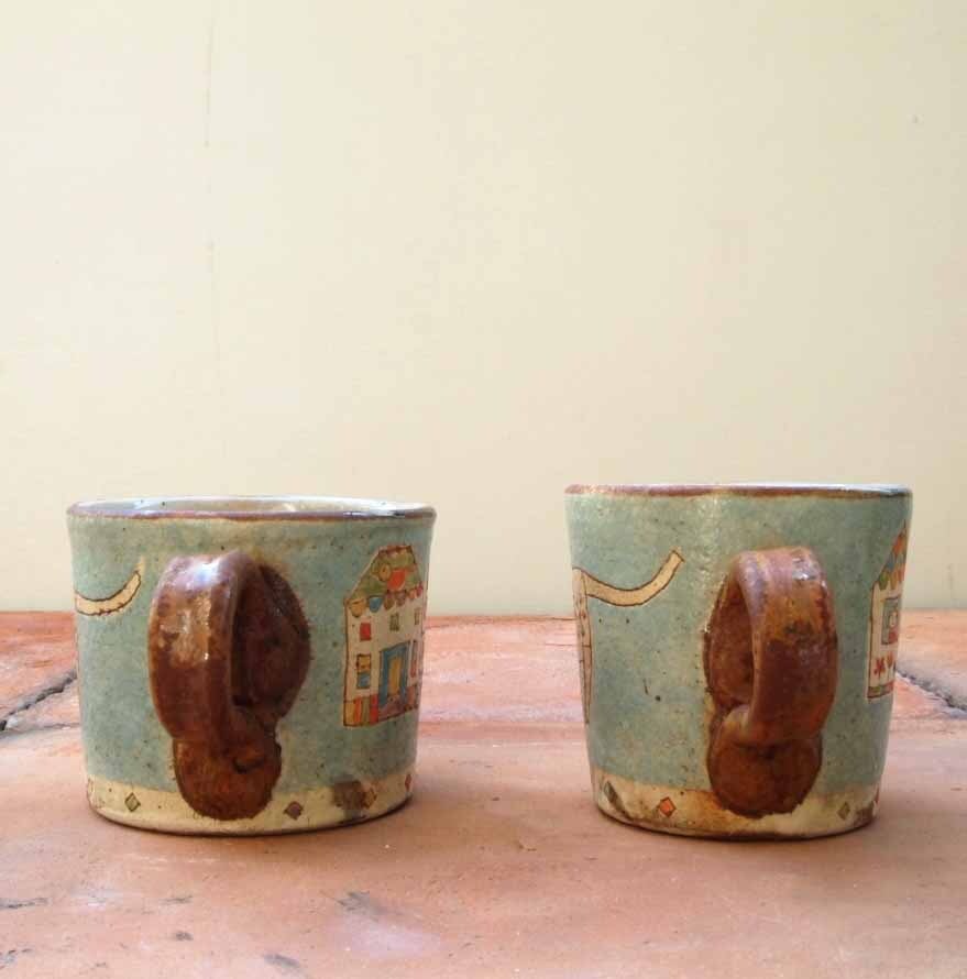 11 矢合直彦（陶）水色のマグ | Galeria Mamica shop