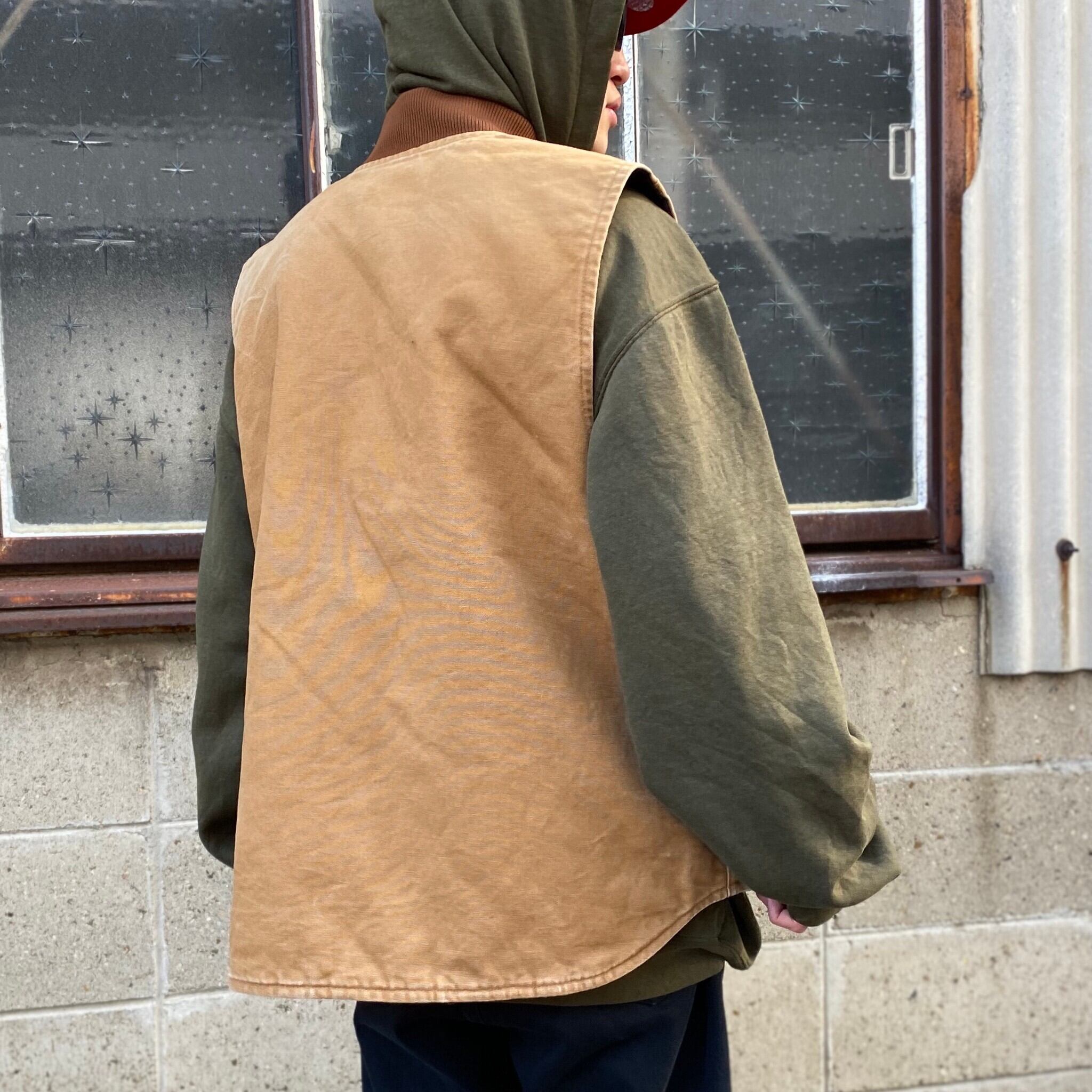 Carhartt カーハート ダック地 ワークベスト メンズXL 古着