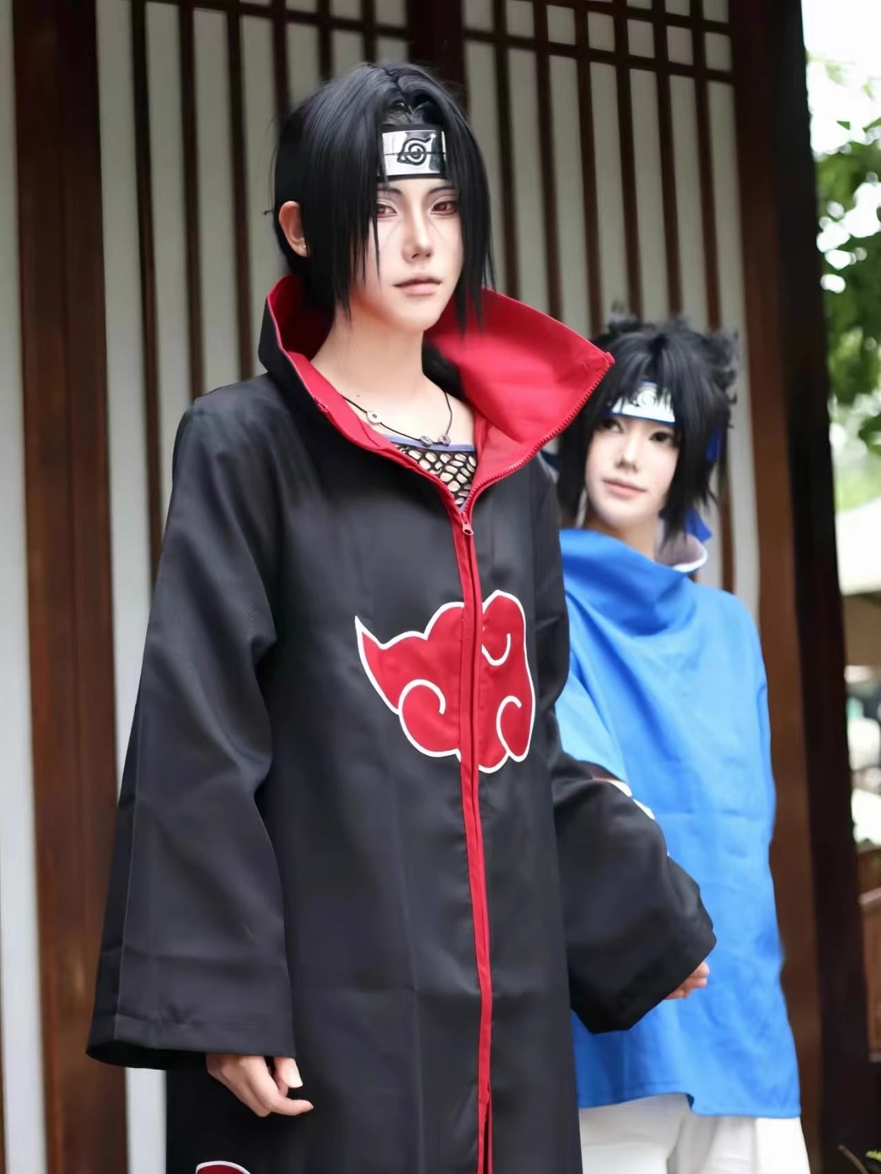 NARUTO うちはイタチ 暁 コスプレ衣装 コスチューム ウィッグ クナイ