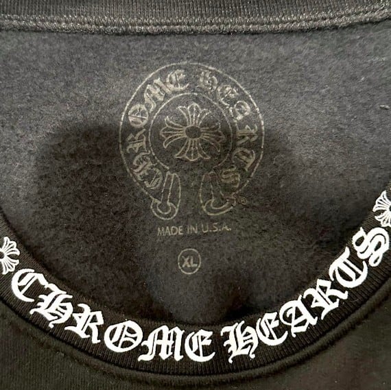 CHROME HEARTS クロムハーツ スウェット トレーナー ネックロゴ