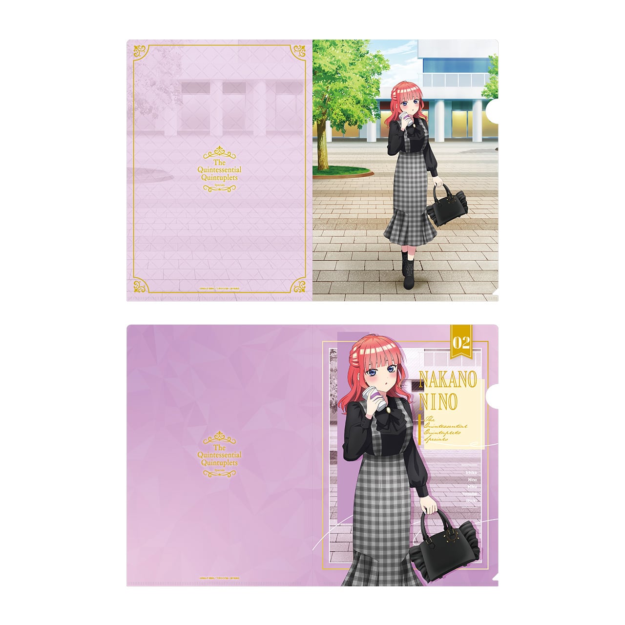 五等分の花嫁∽ クリアファイルセット 中野二乃 | あるじゃんマーケット