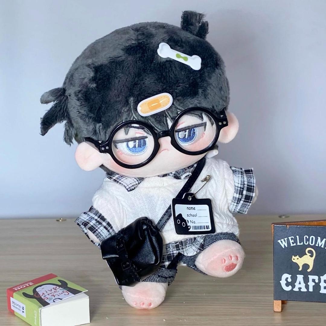 着せ替え ぬいぐるみ服 20cm パンツ ぬい活 メガネ付き 推し活 推し