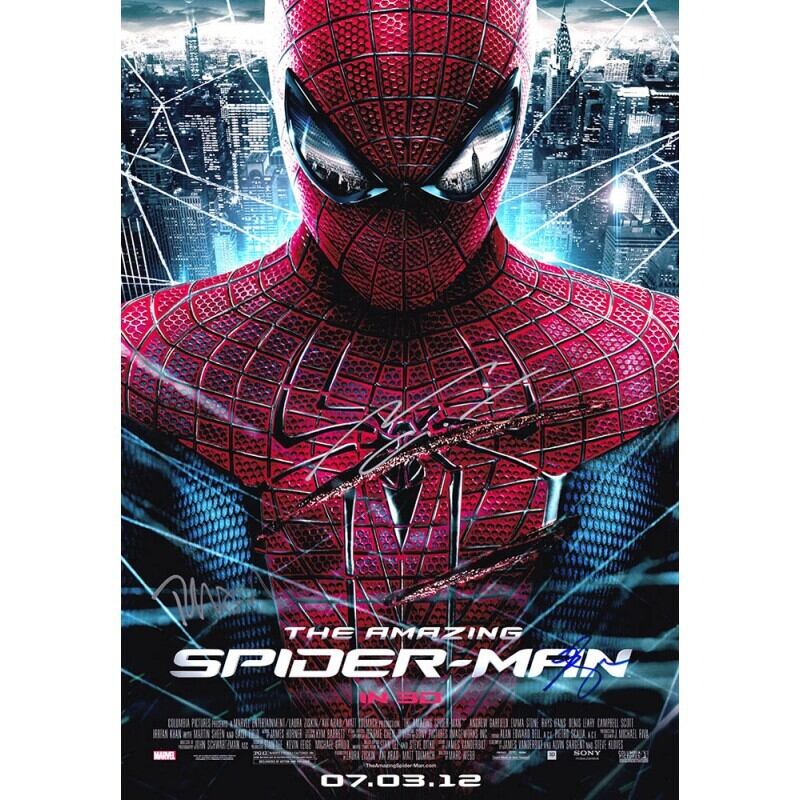 THE AMAZING SPIDER-MAN(アメイジング・スパイダーマン)【3直筆サイン