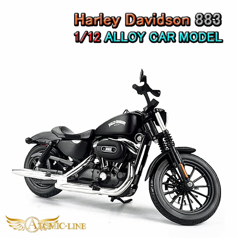 ハーレーダビッドソン 883 スポーツスター 1/12 ミニカー 合金モデル