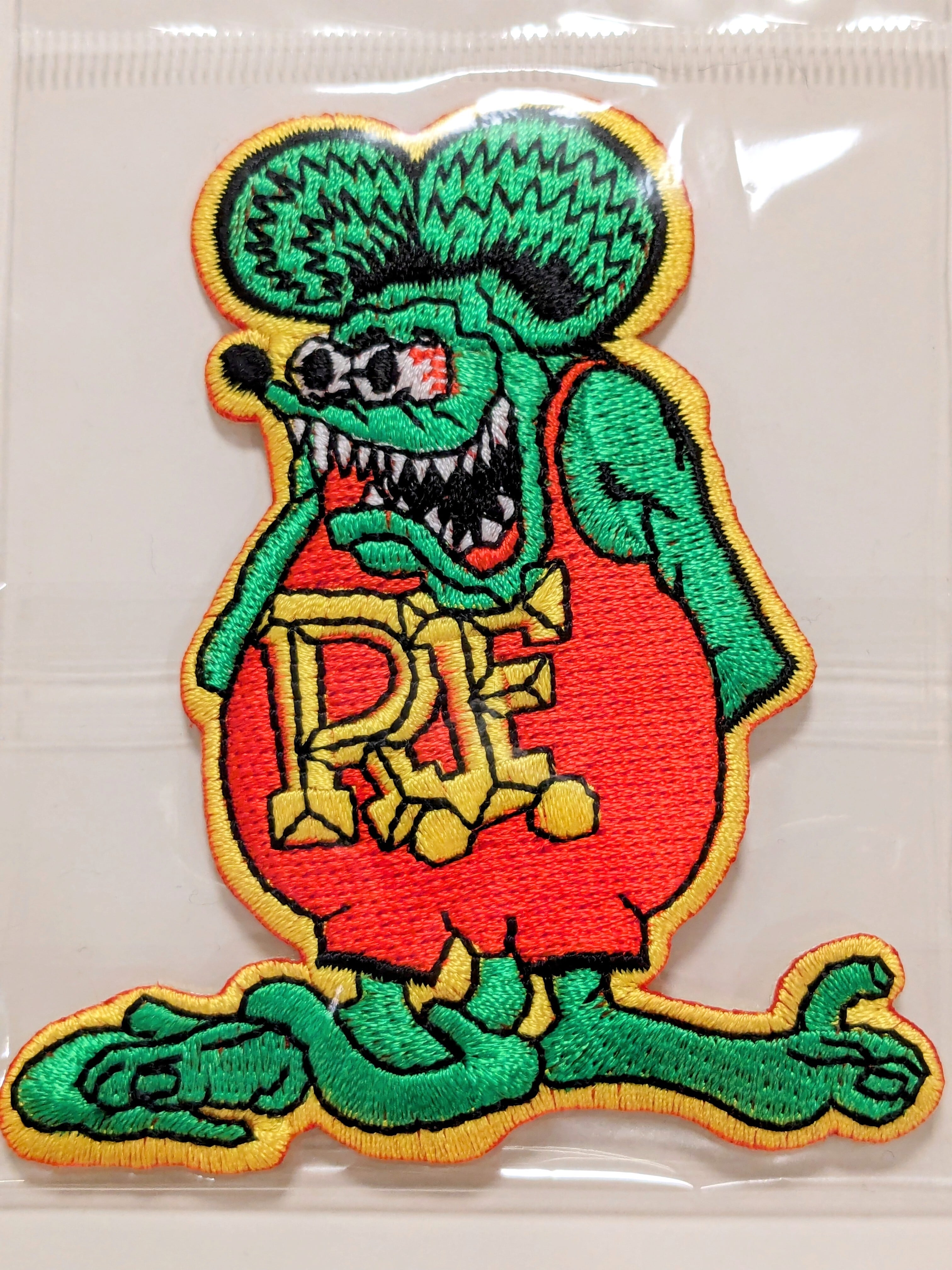 送料無料！ ☆刺繍アイロンワッペン☆ 【ラットフィンク (Rat Fink)②