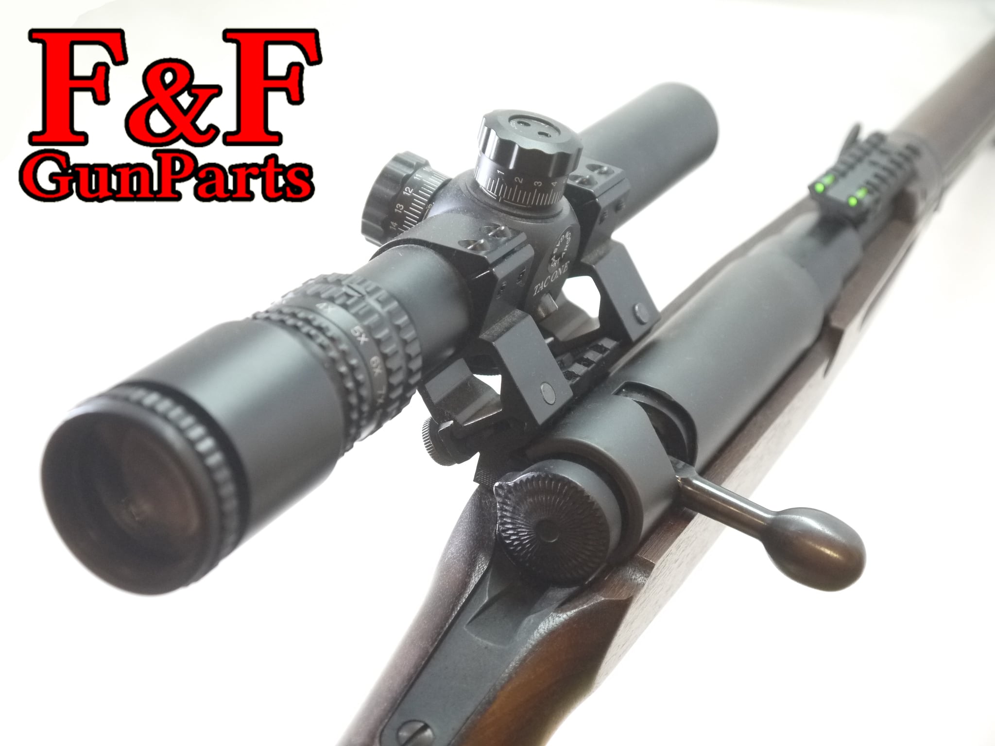KTW 三八式歩兵銃/騎兵銃対応 45°オフセットサイドレール | F&F GunParts