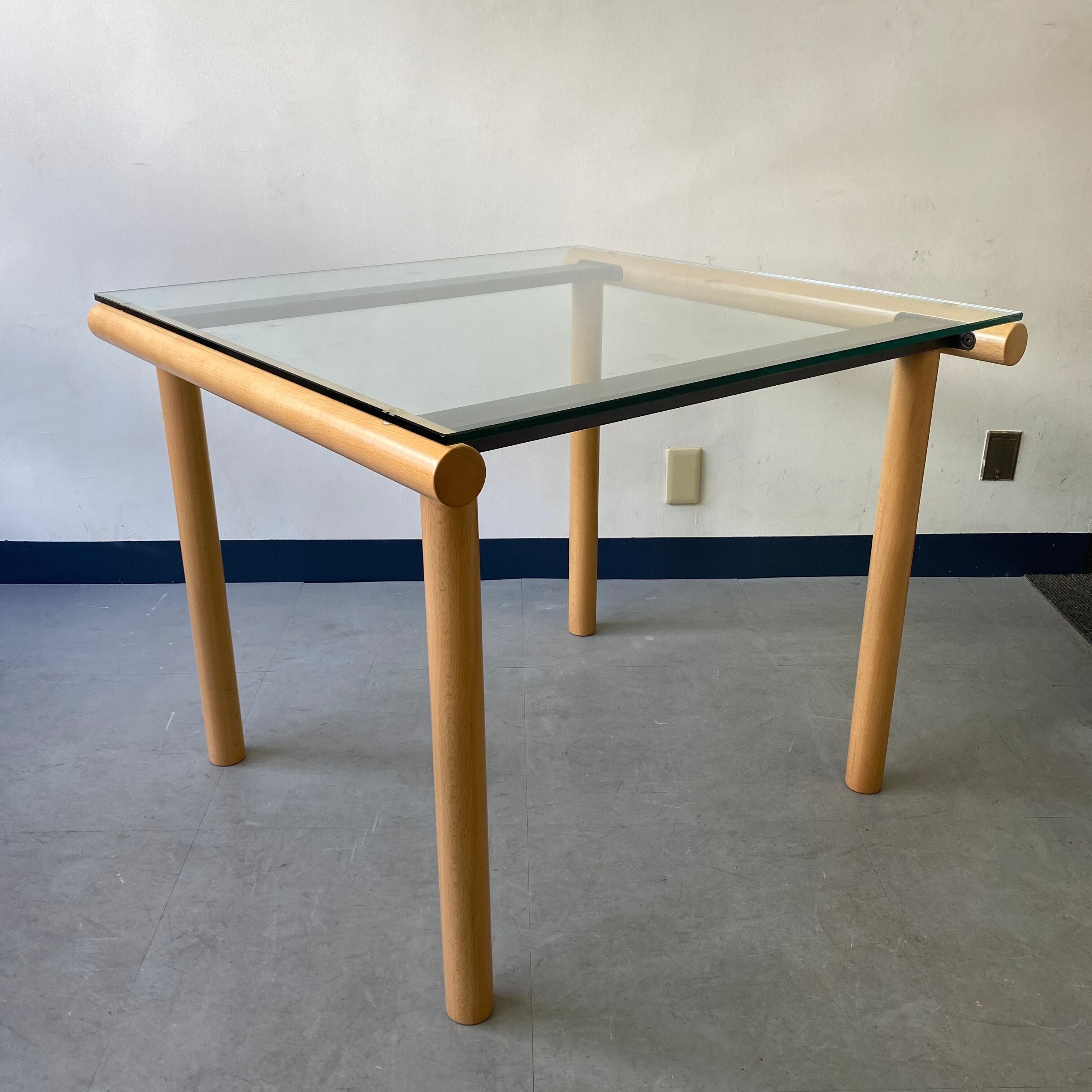 ミッドセンチュリー 昭和レトロ ガラステーブル ローテーブル アイアン