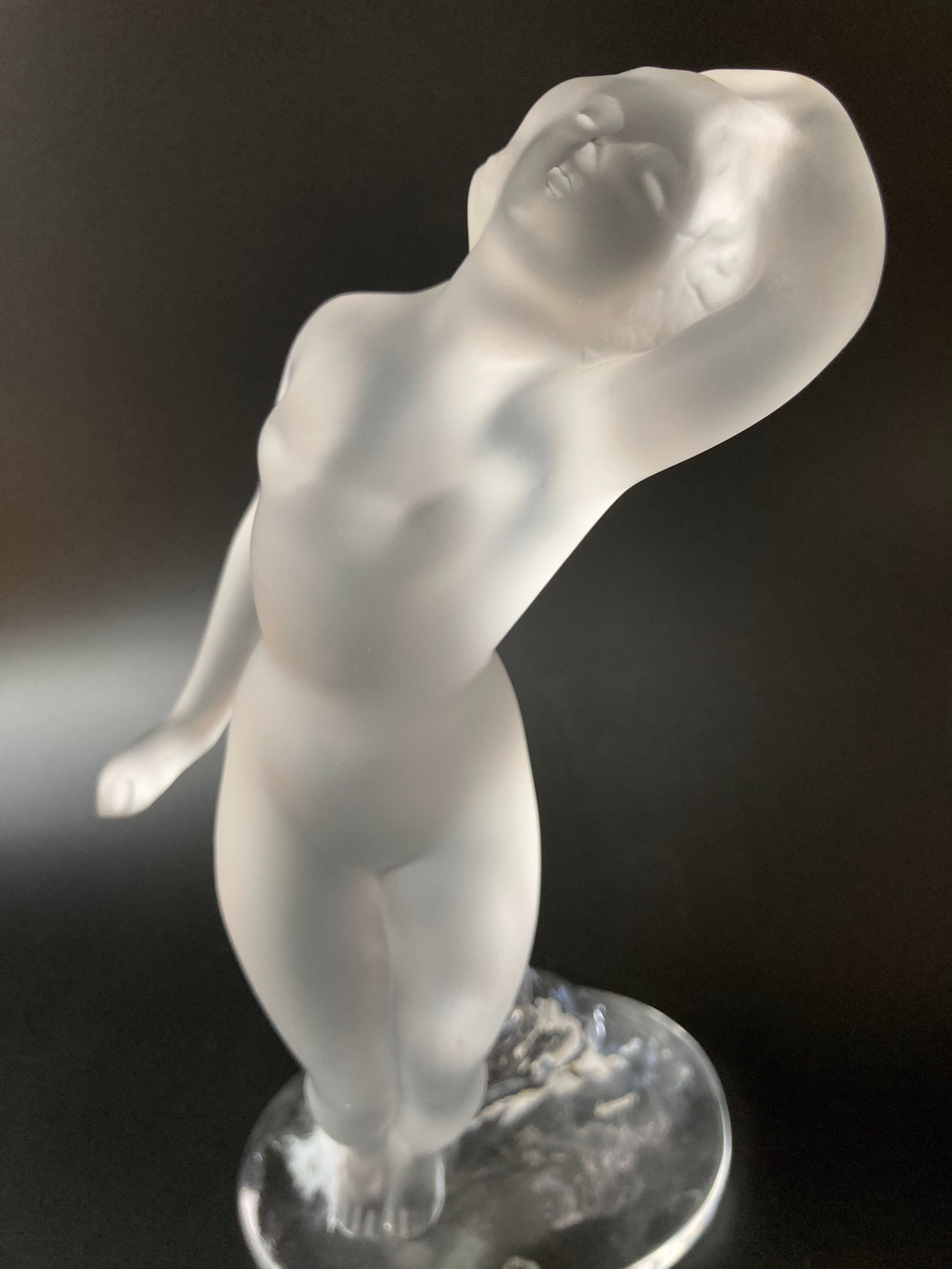 LALIQUE ラリック 『ダンサー』 女性像 裸婦像 ヌード レディ 置物