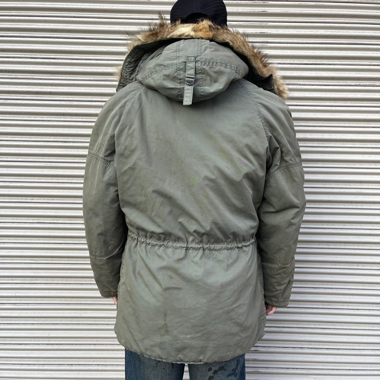 70s 米軍 実物 USAF N-3B フライトジャケットミリタリー S パーカー