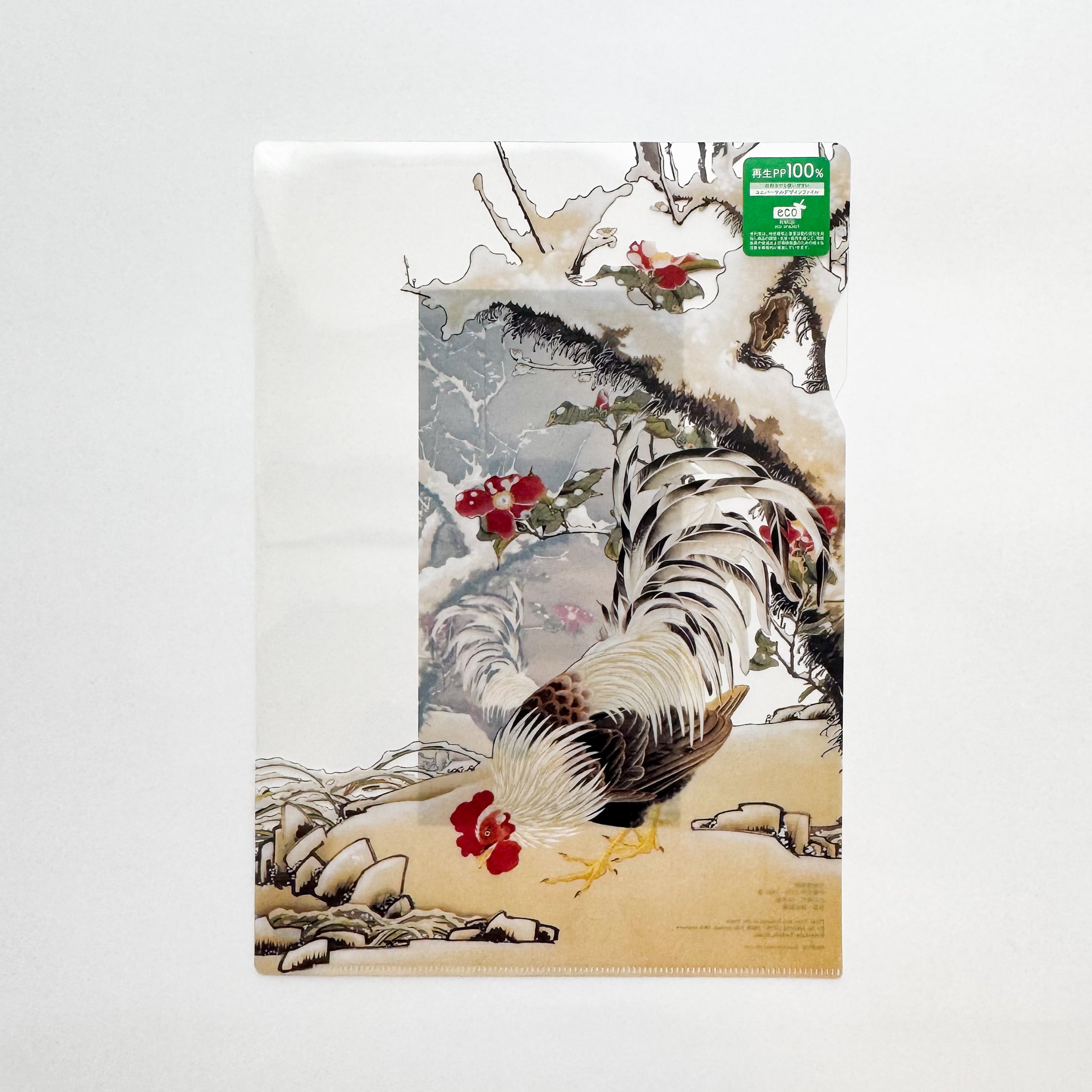 伊藤若冲 A4ファイル 雪梅雄鶏図 | hmm, by 東京都美術館ミュージアム