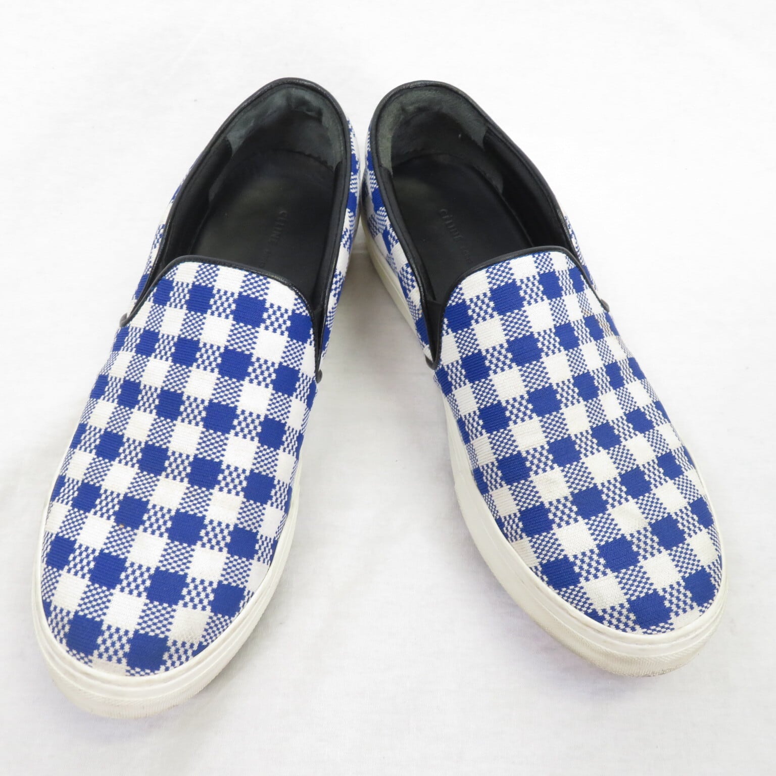 CELINE スケーター スリッポン スニーカー ギンガムチェック size41