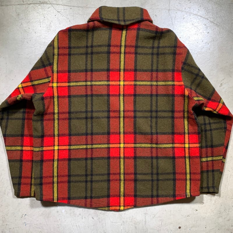 50's∼60's Woolrich ウールリッチ プルオーバーチェックシャツ ウール